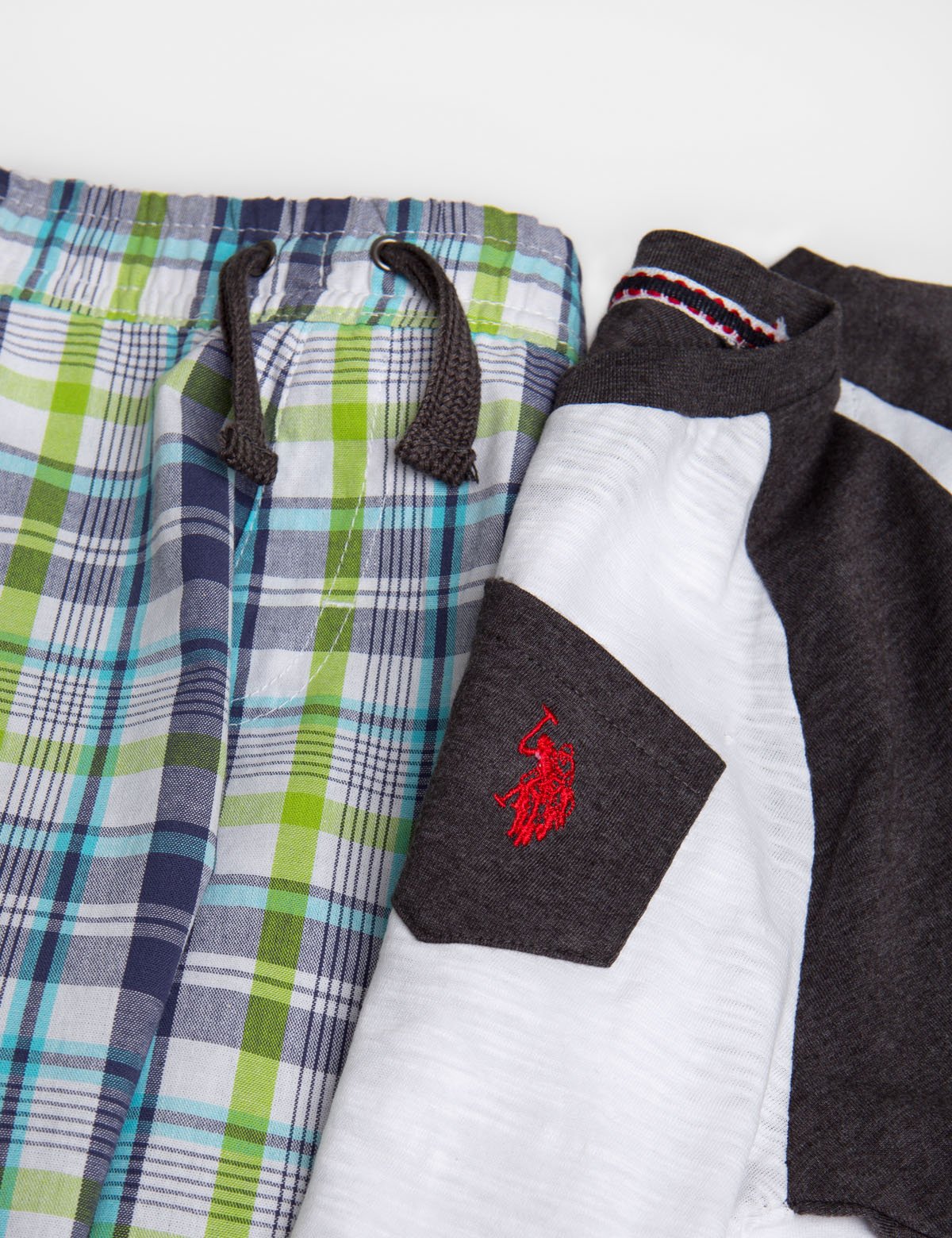 Boys Cotton 2-Piece Set: Tee & Cargo Shorts