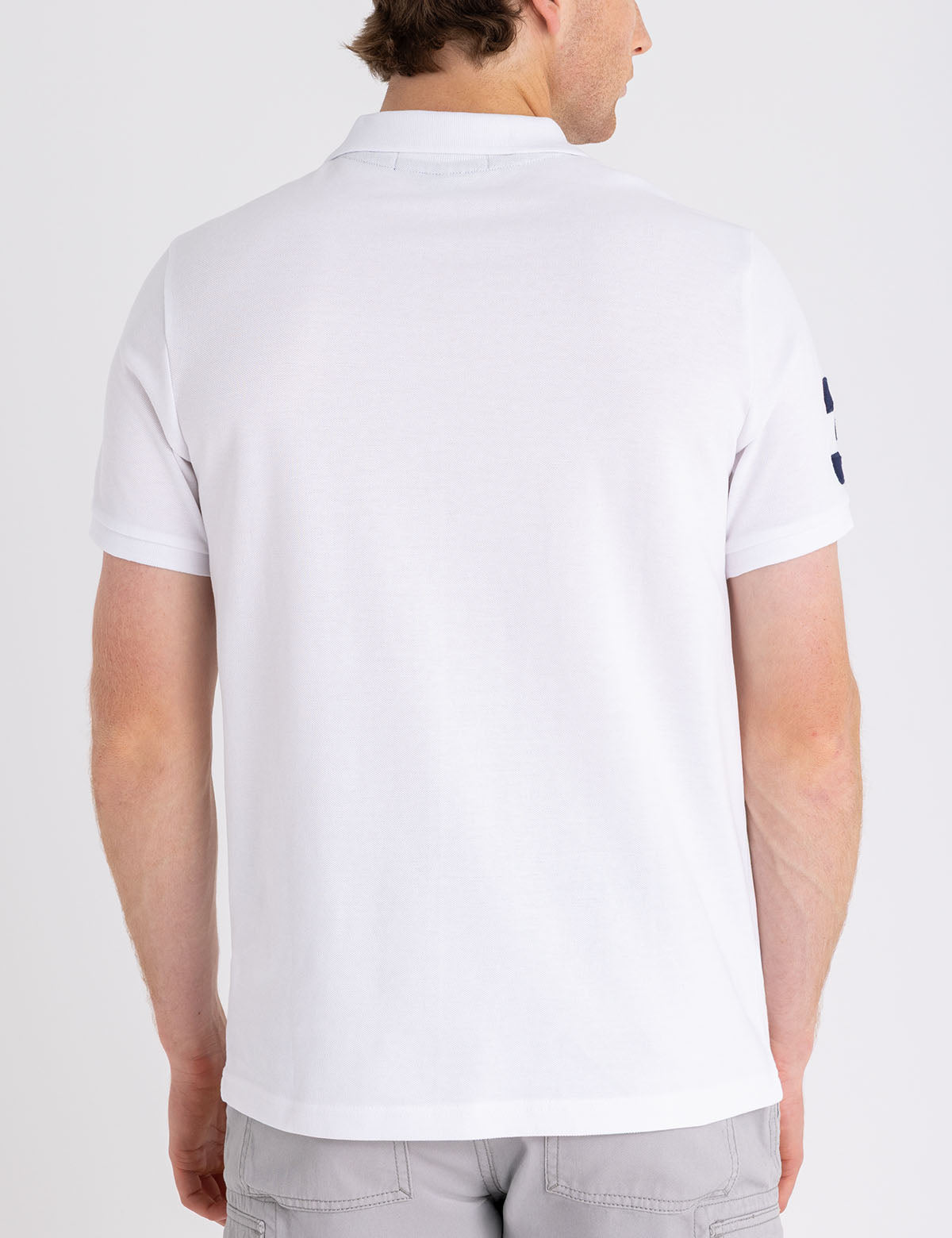 Men's Jersey Double Sash Polo Shirt - Casual Slim Fit Top