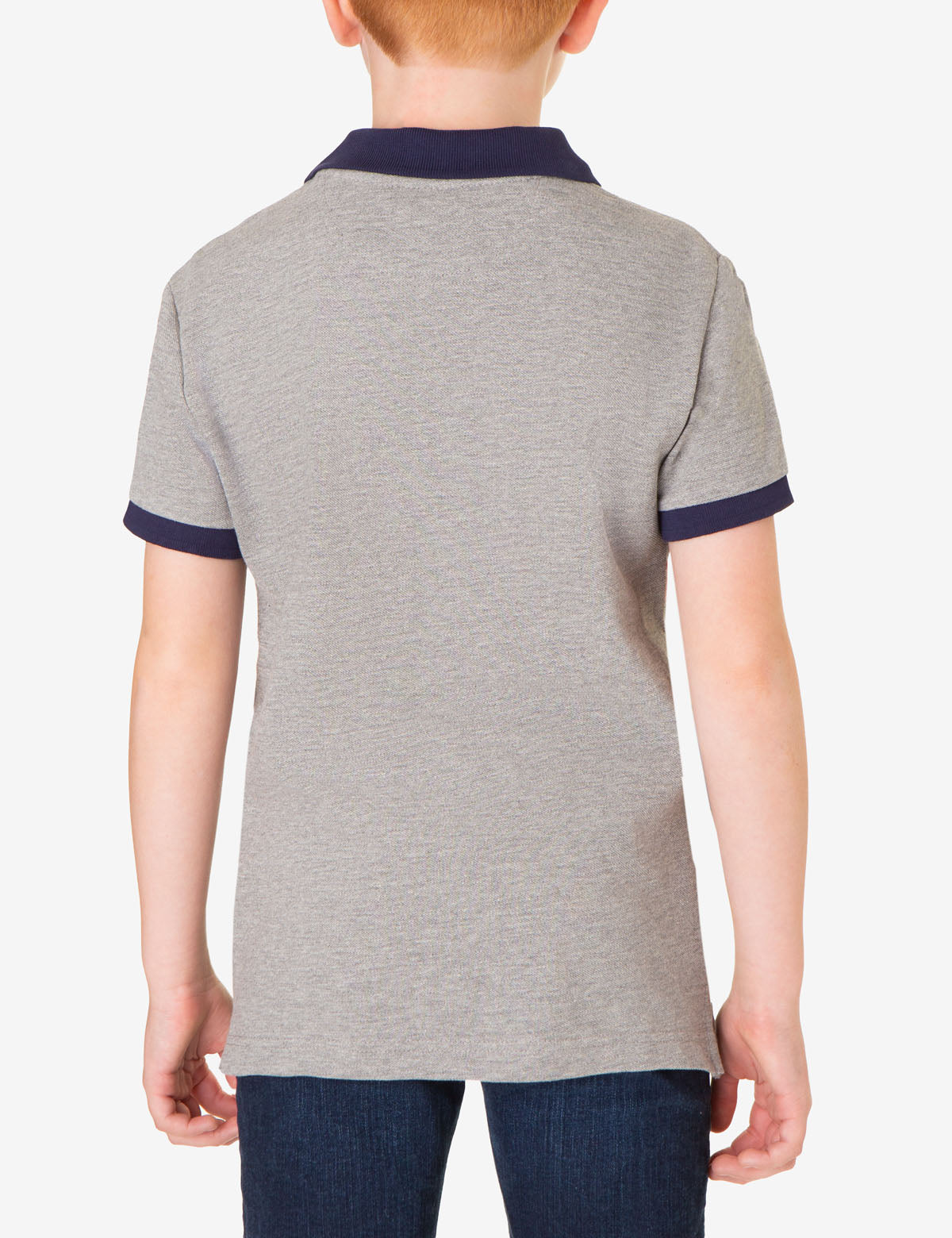 U.S. Polo Assn. Boys Colorblock Cotton Pique Polo Shirt