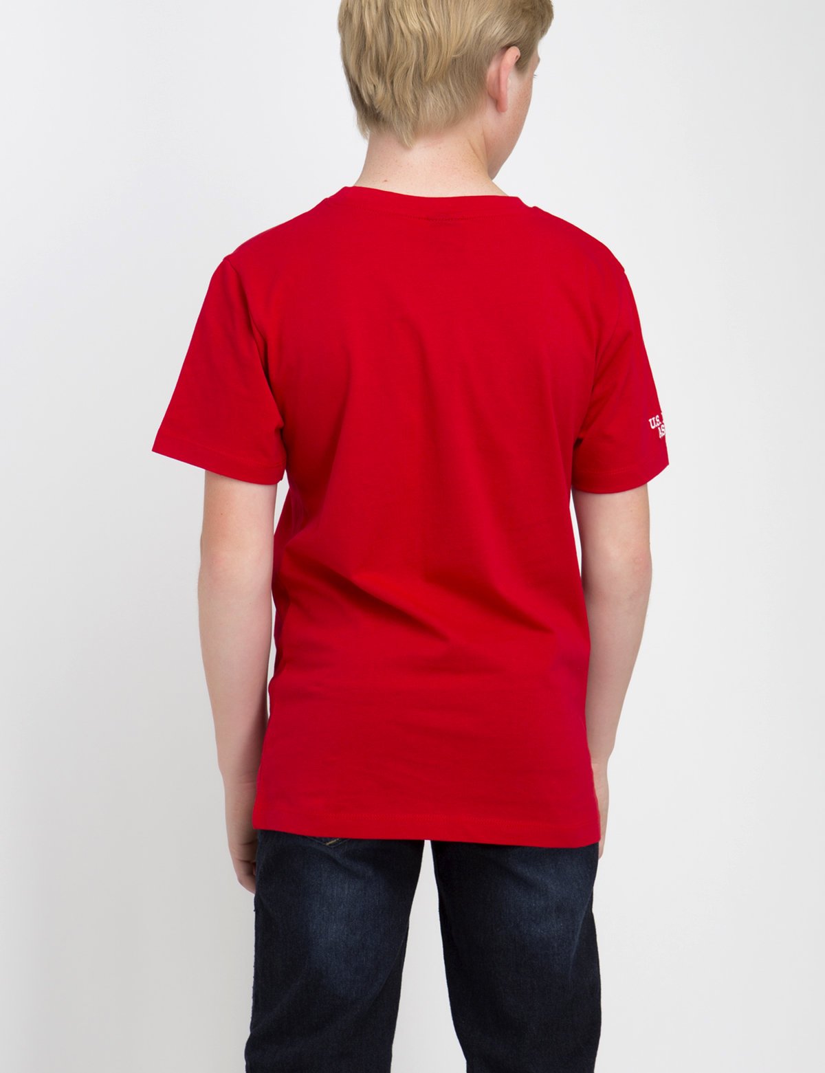 Boys American Flag Print Cotton T-Shirt