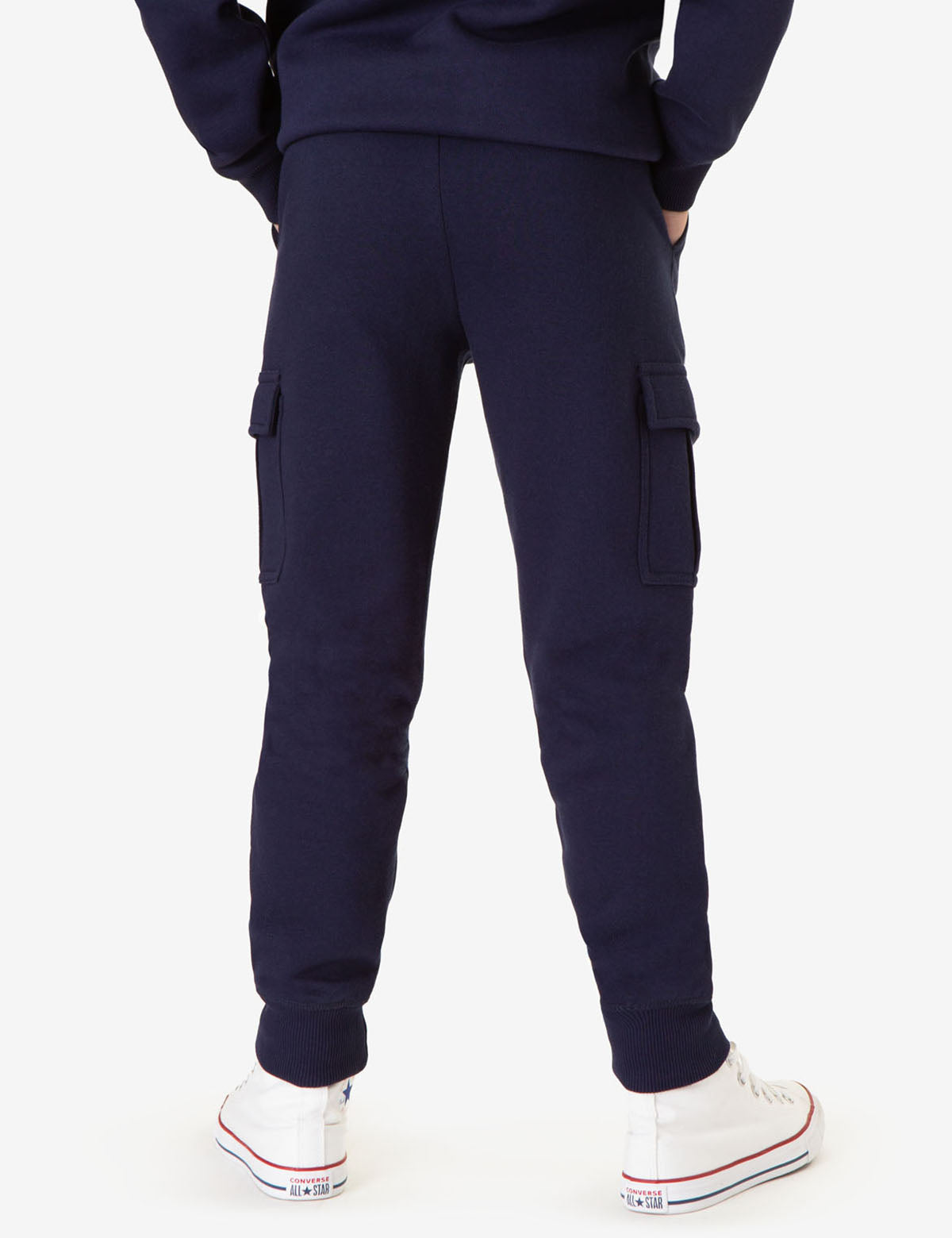 Boys Fleece Cargo Jogger Pants - Comfortable & Stylish