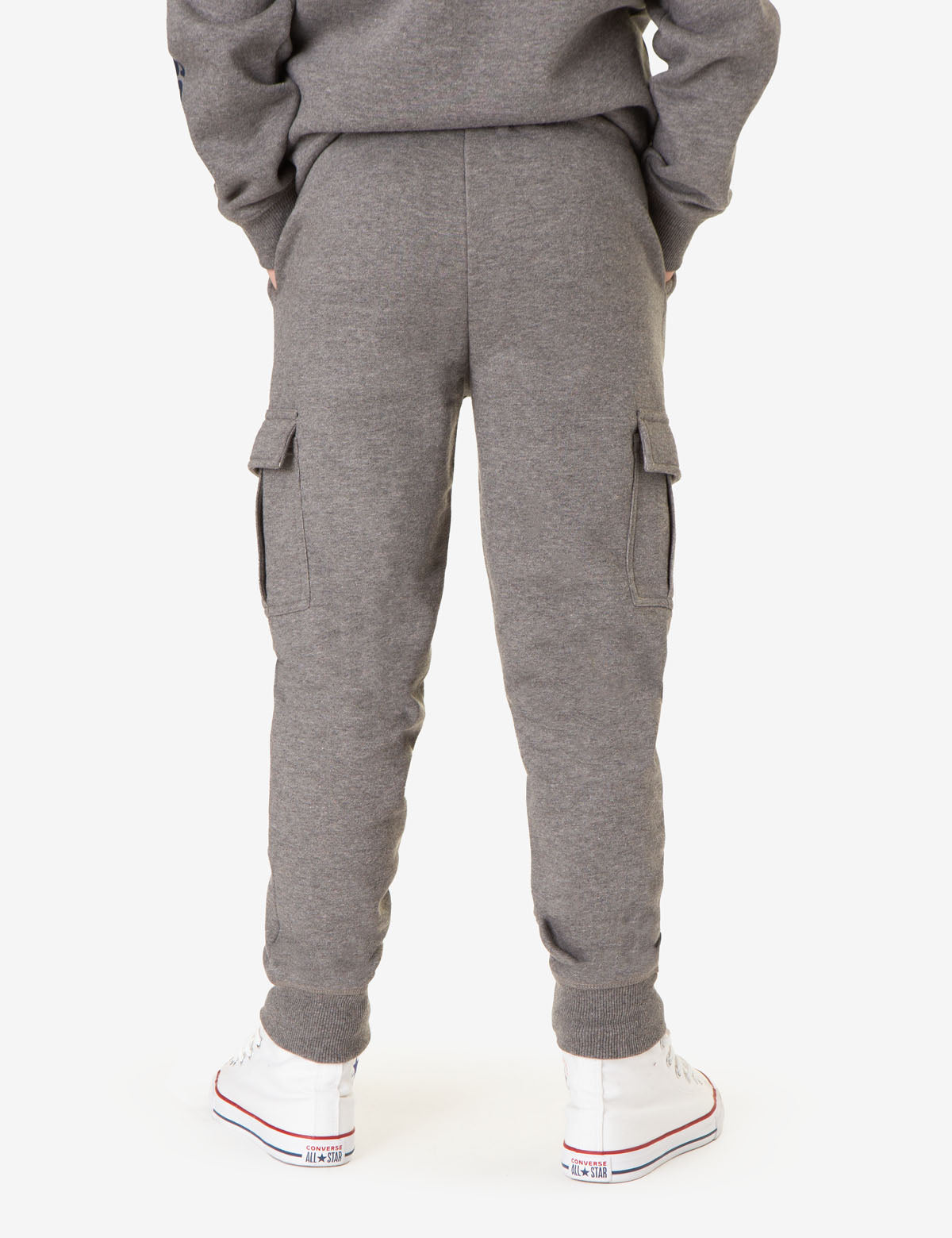 Boys Fleece Cargo Jogger Pants - Comfortable & Stylish