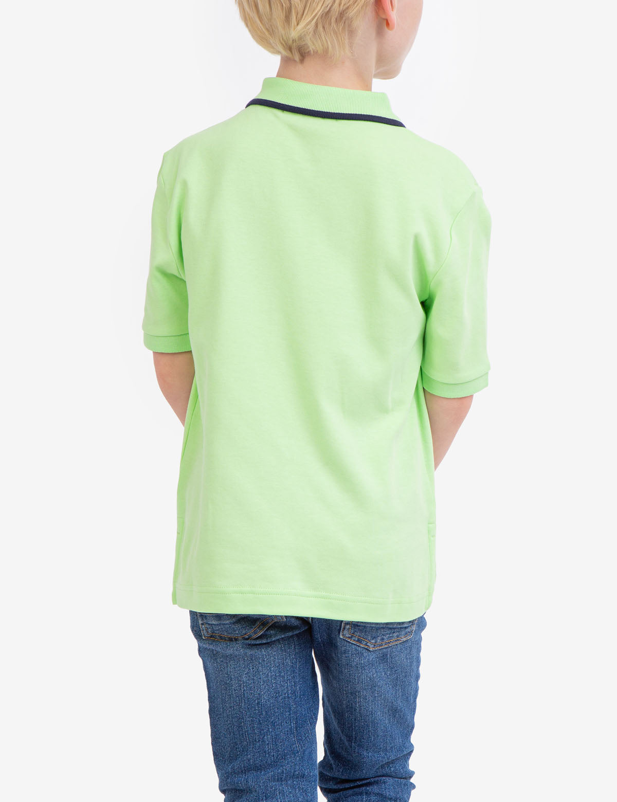Boys' Cotton Interlock Polo Shirt