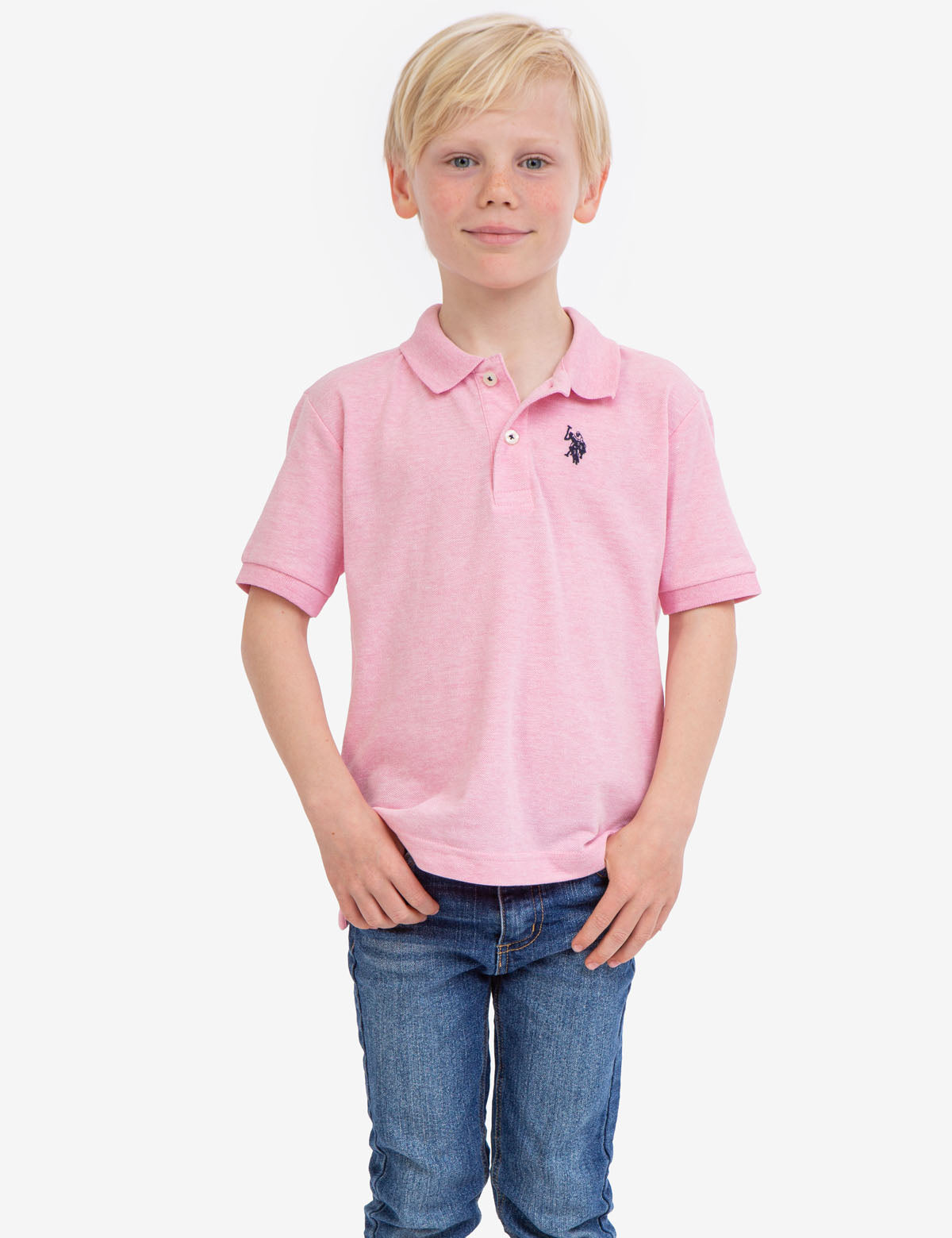 Boys' Pique Polo Shirt - Breathable Cotton Tee