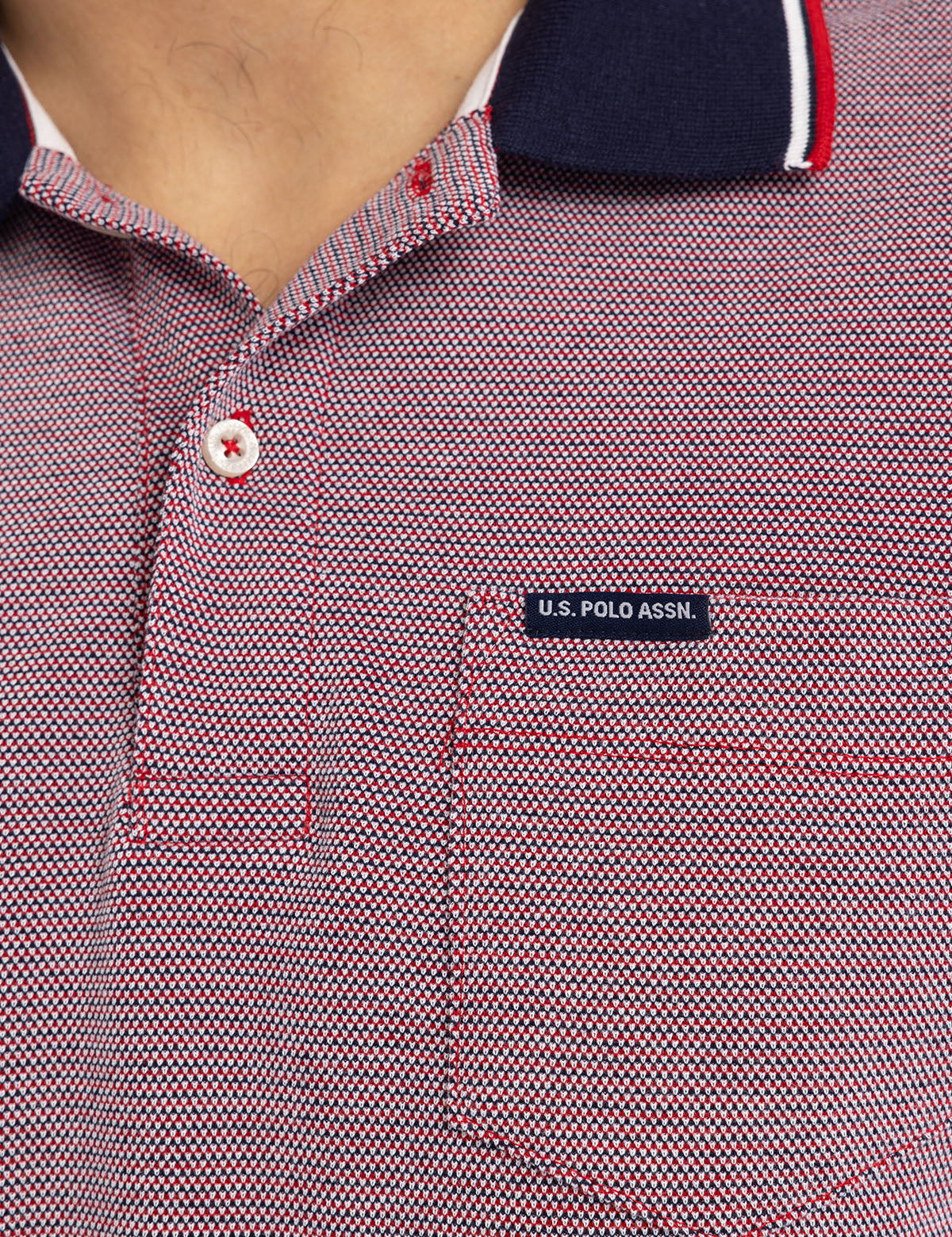 Men's Birdseye Jacquard Pique Polo Shirt - Breathable & Stylish