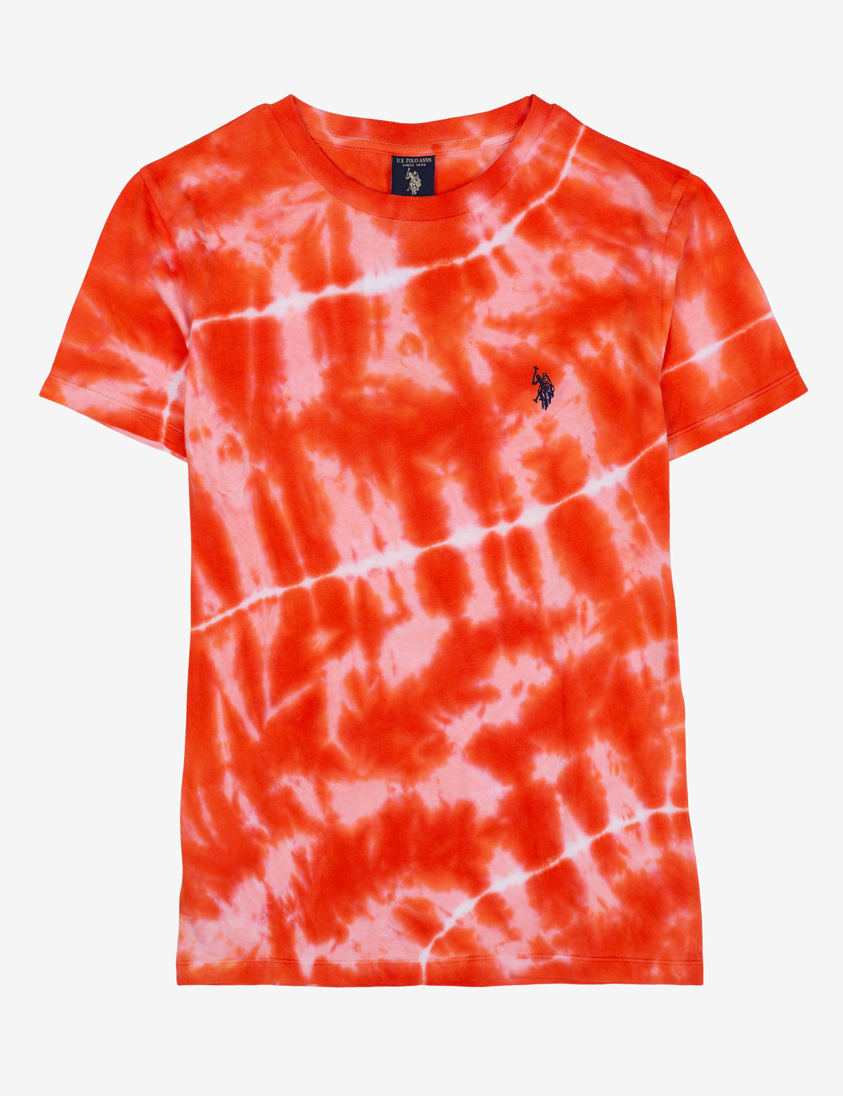 Boys Tie Dye T-Shirt with Embroidered Logo