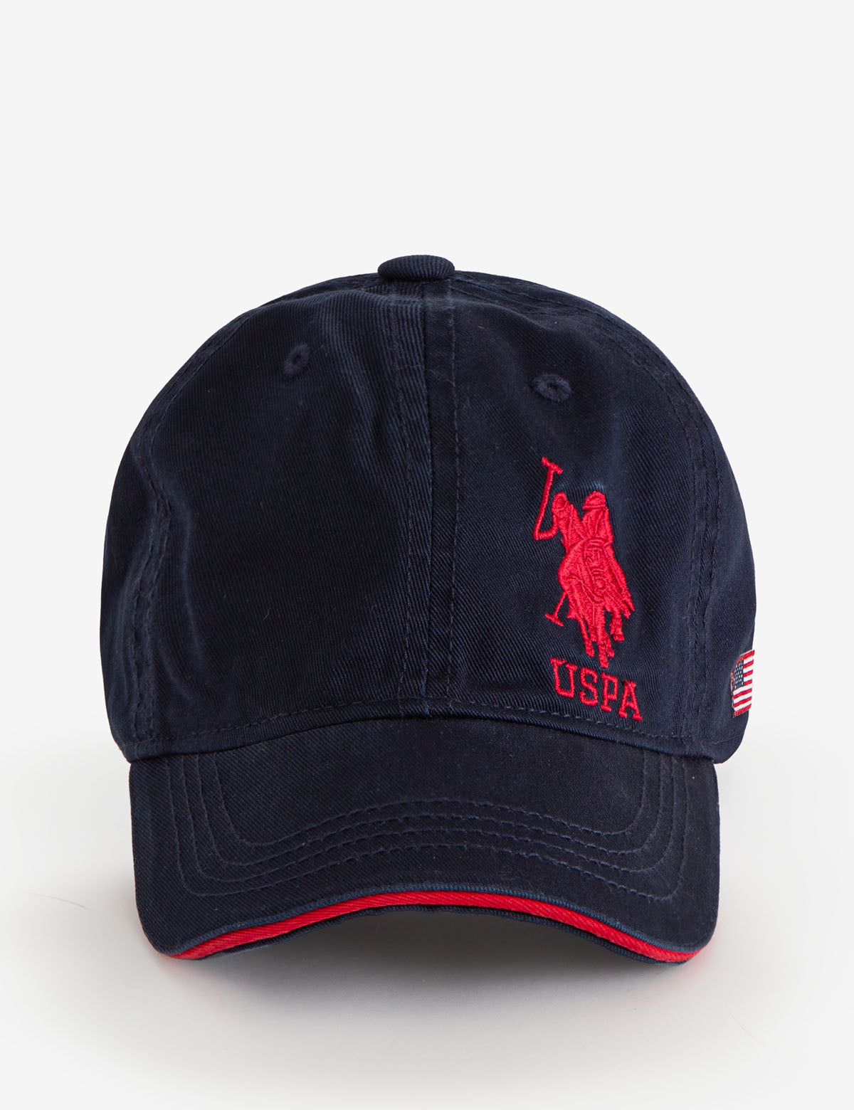 Boys Twill Baseball Cap with Big Side Logo