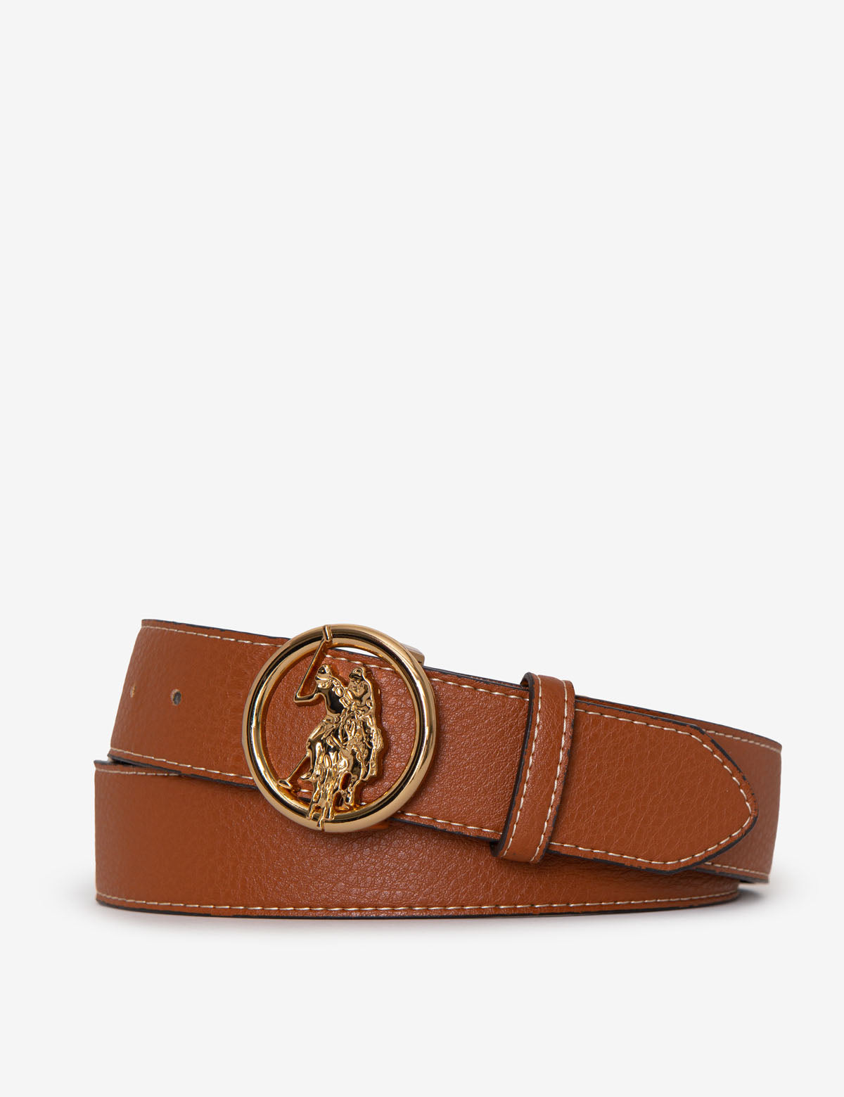 Women's 38mm Medallion Logo Belt - Stylish Fashion Accessory