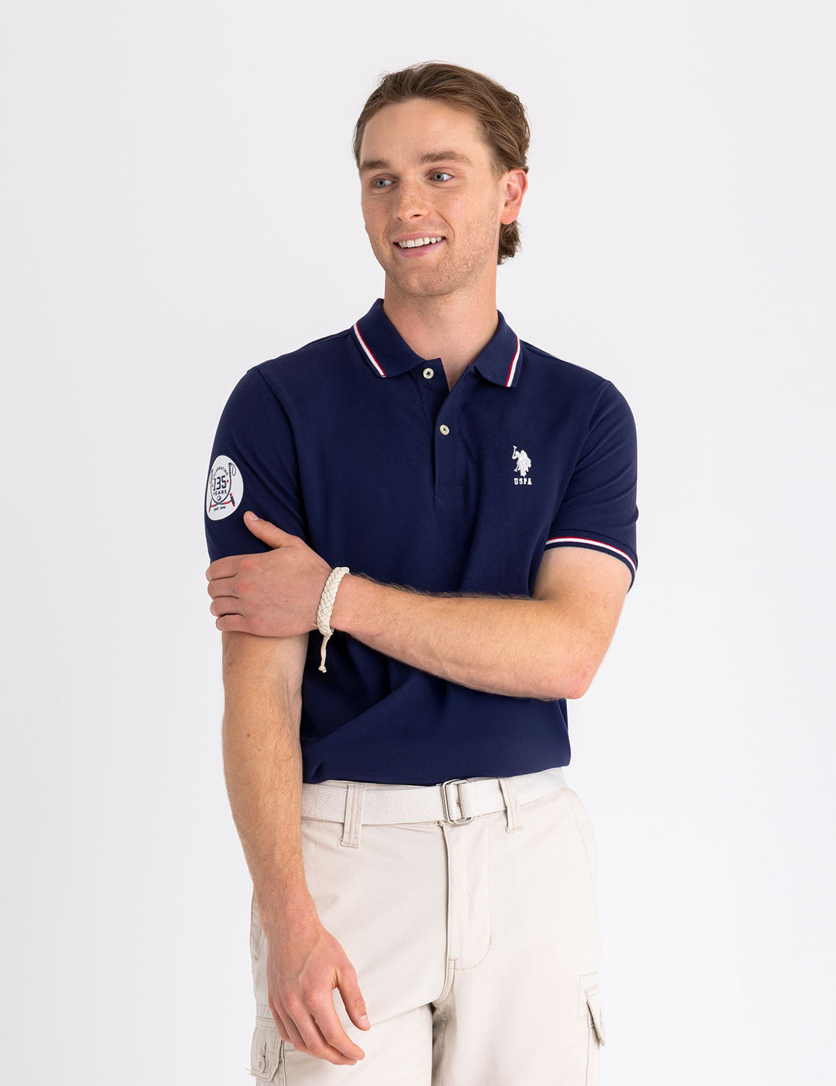 135th Anniversary Pique Polo Shirt – Classic Cotton Men's Top