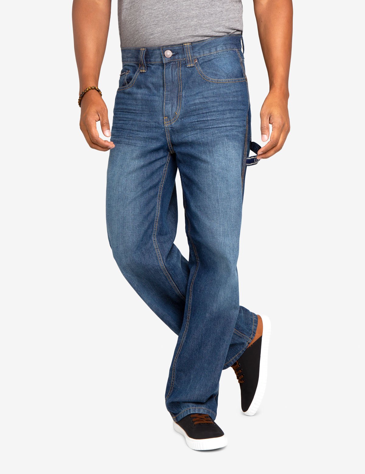 US Polo Assn. Men's Slim Fit Carpenter Jeans with Hammer Loop