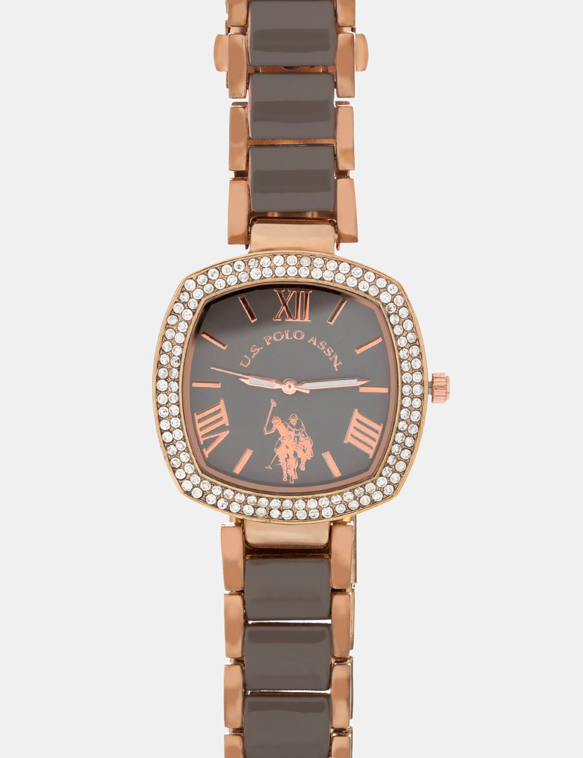 Diamond Dial Gold-Tone Chain Watch for Women