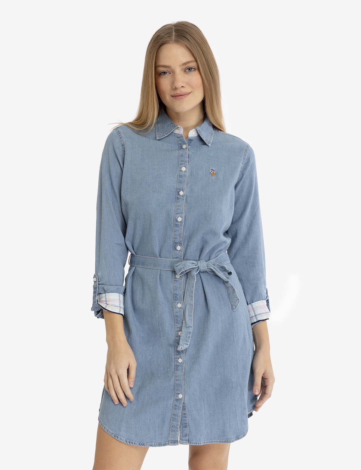 Chambray Shirt Dress – Casual Summer Style