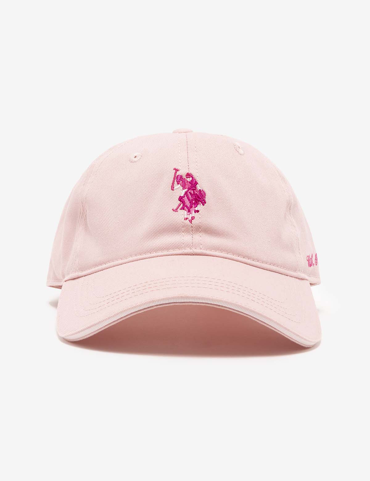 Women's Twill Hat with Center Logo - Multitonal Design