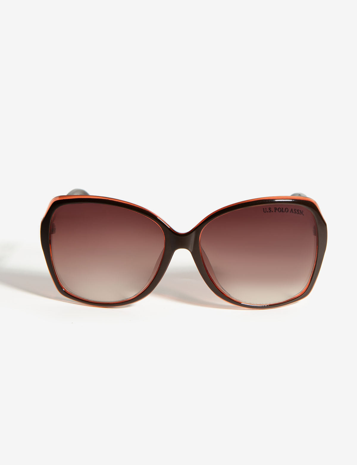 Brown Gradient Butterfly Sunglasses with UV Protection & Microfiber Pouch