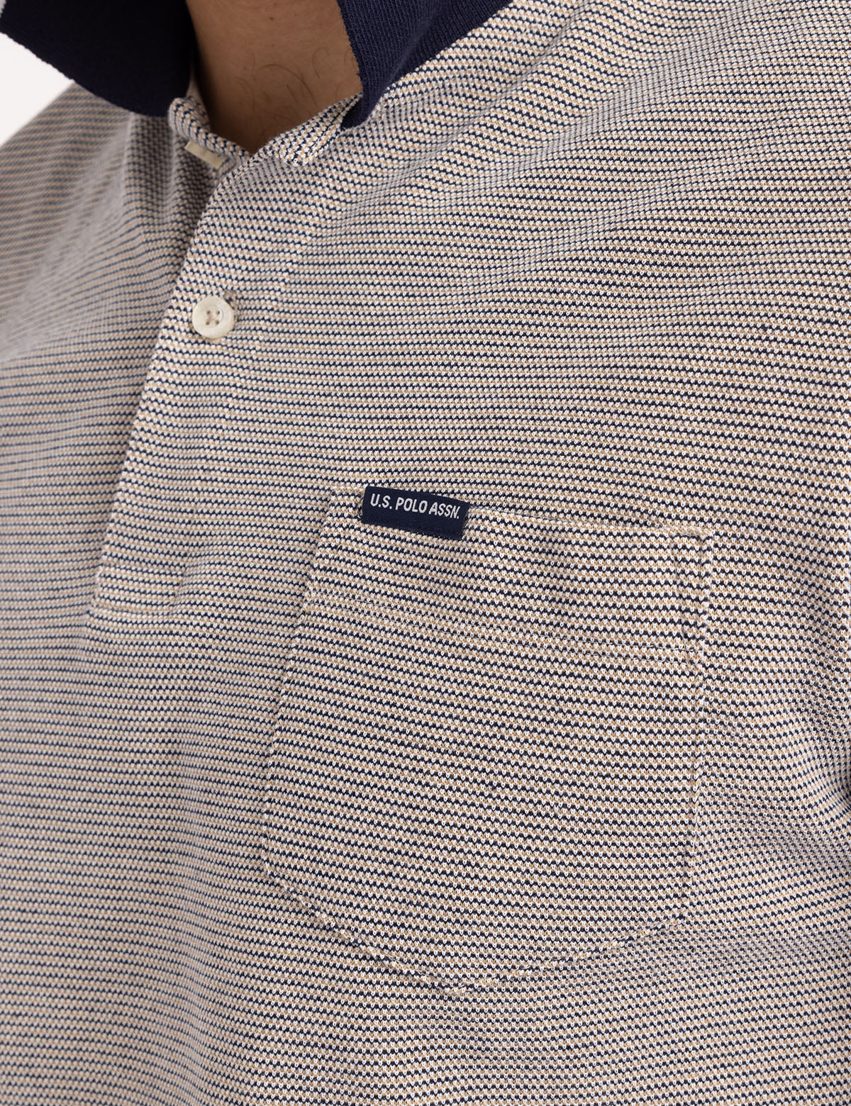 Men's Birdseye Jacquard Pique Polo Shirt - Breathable & Stylish