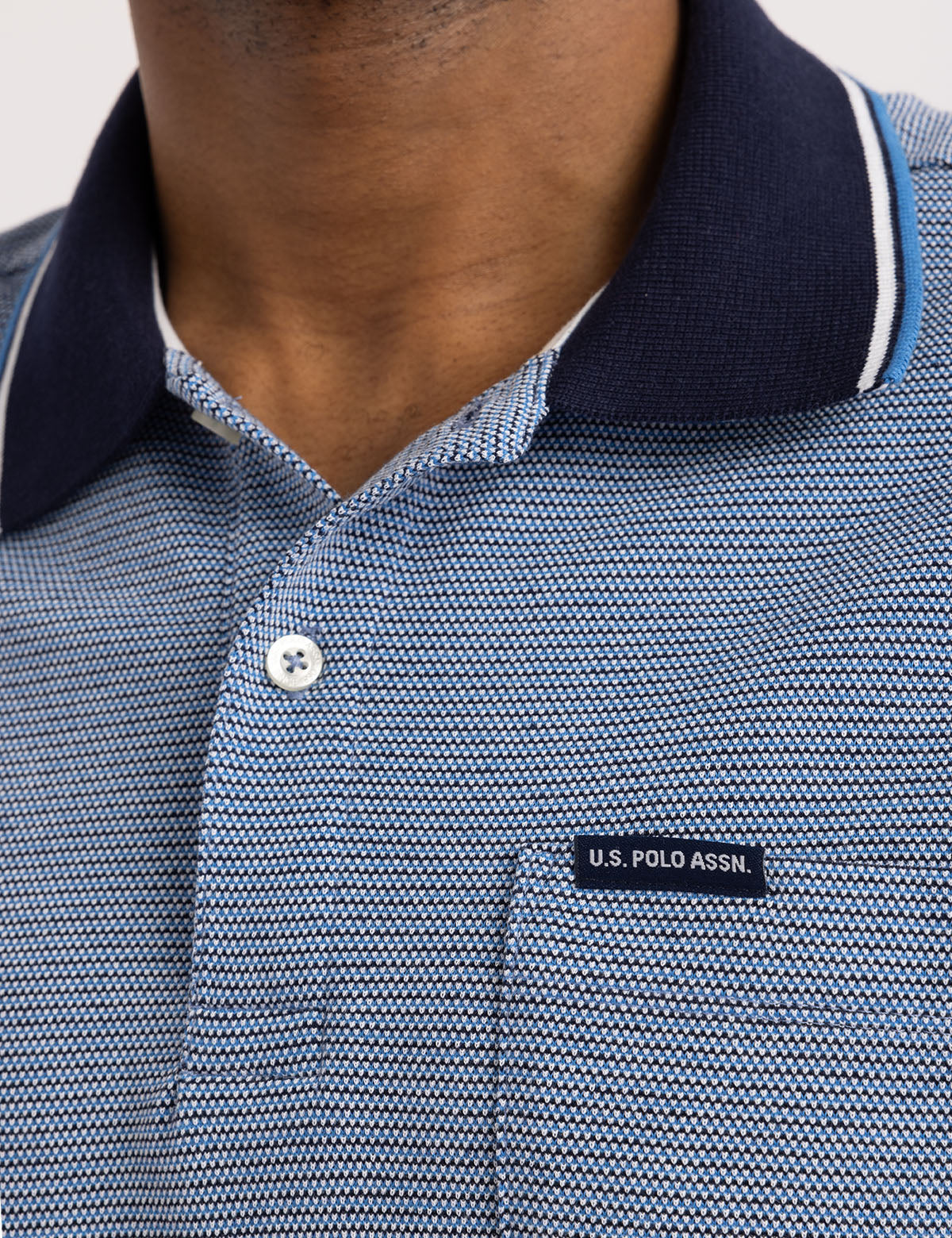 Men's Birdseye Jacquard Pique Polo Shirt - Breathable & Stylish