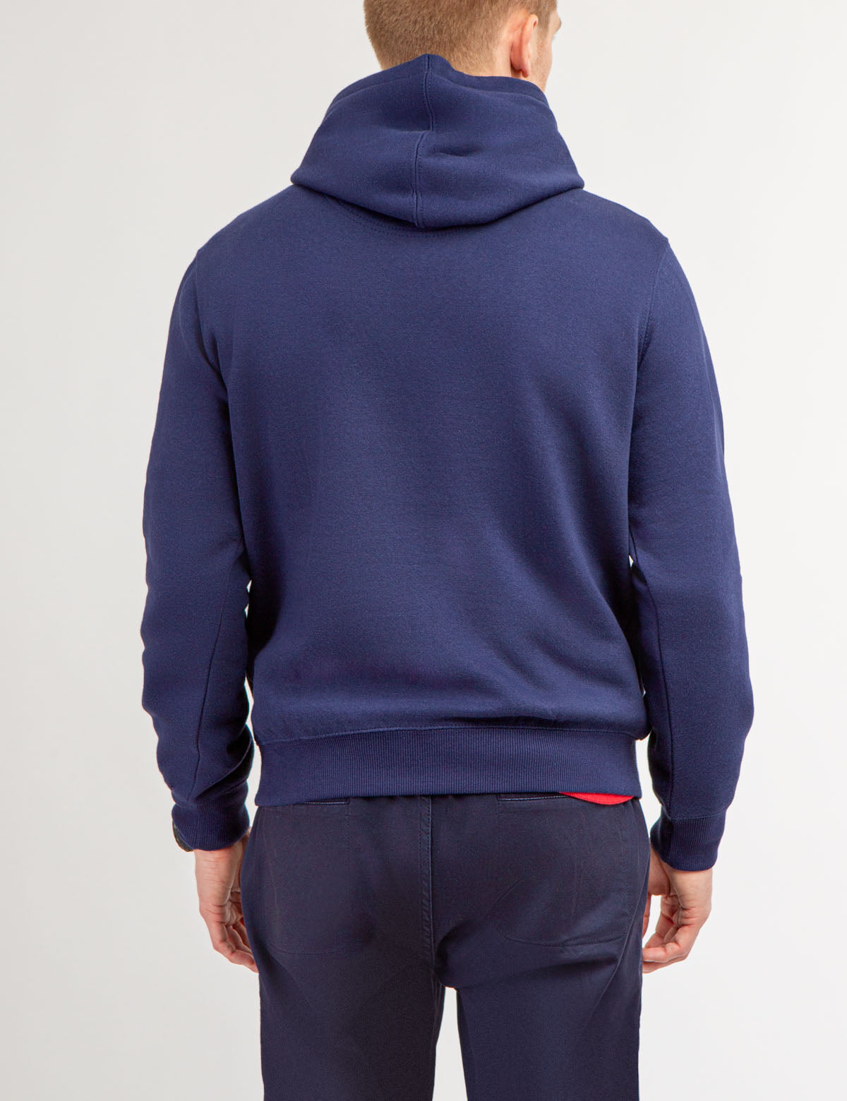 Classic Cotton Pullover Hoodie with Kangaroo Pocket & Drawstring Hood