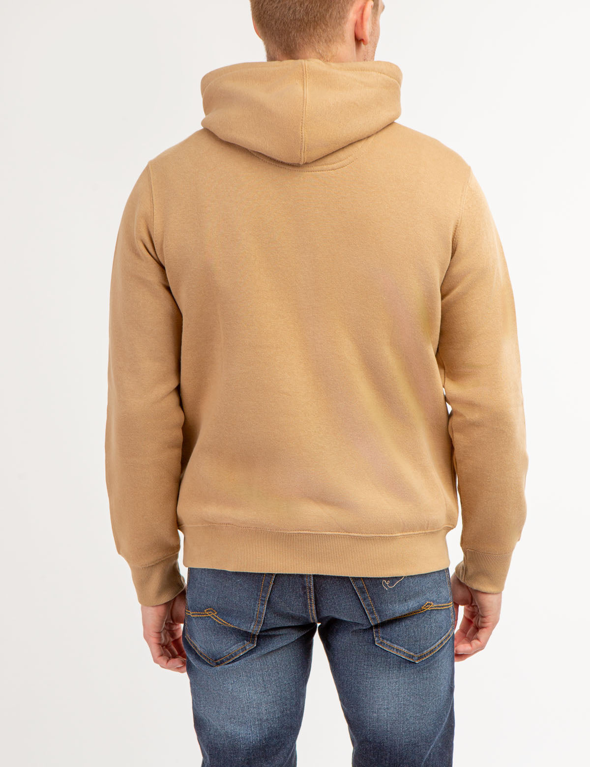 Classic Cotton Pullover Hoodie with Kangaroo Pocket & Drawstring Hood