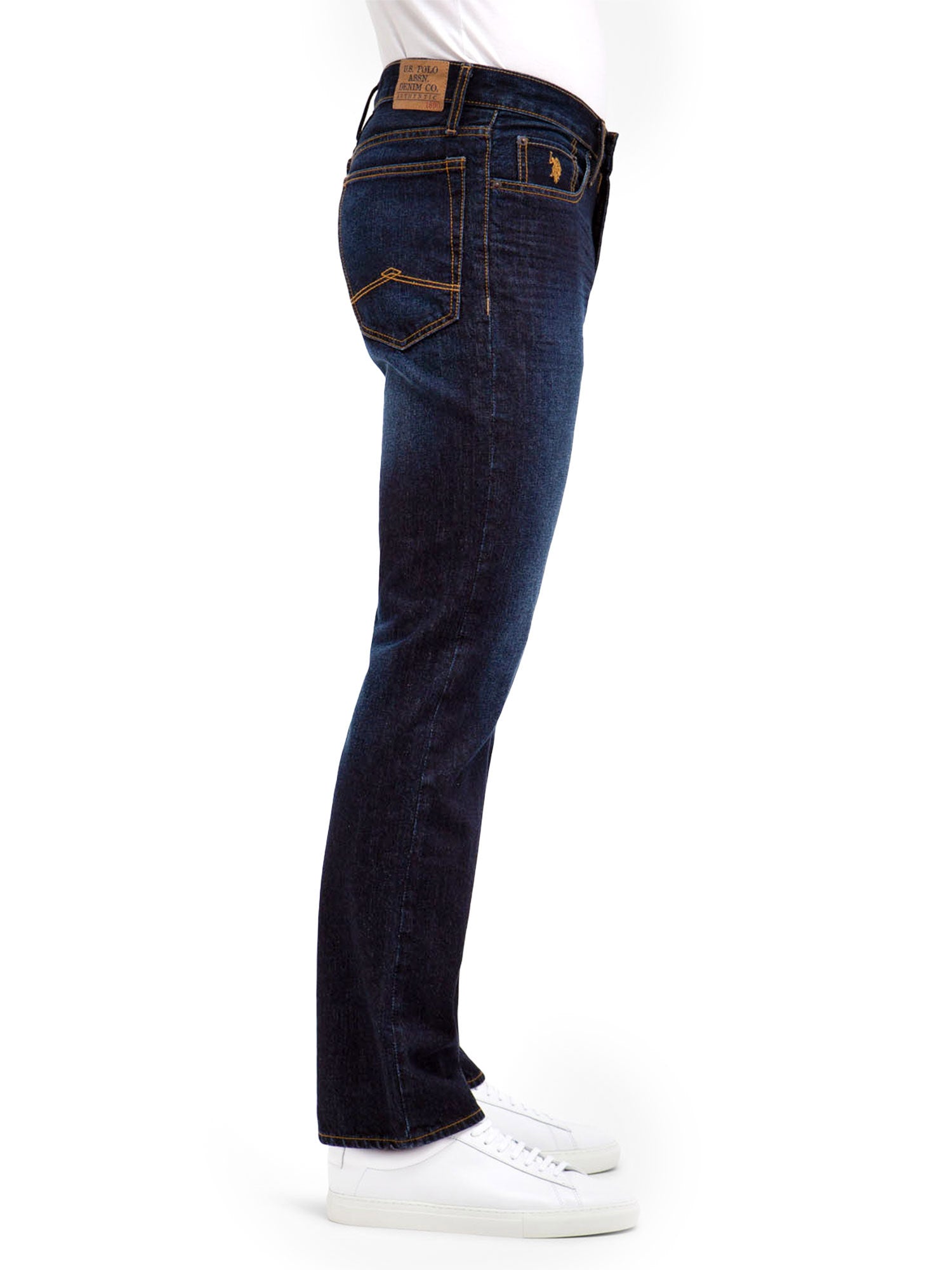 Men's Classic Light Wash Straight Fit Jeans - 100% Cotton