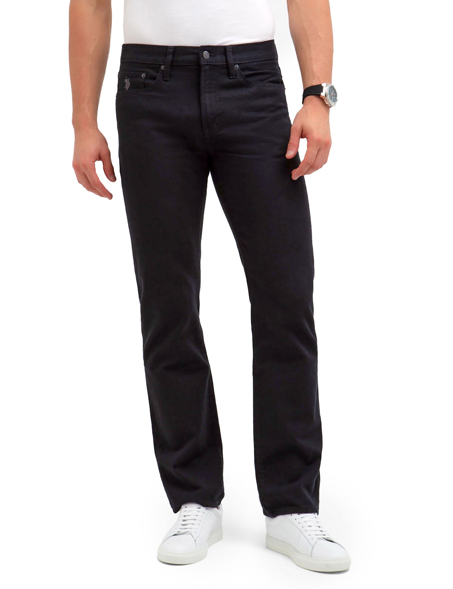 Men's Classic Light Wash Straight Fit Jeans - 100% Cotton