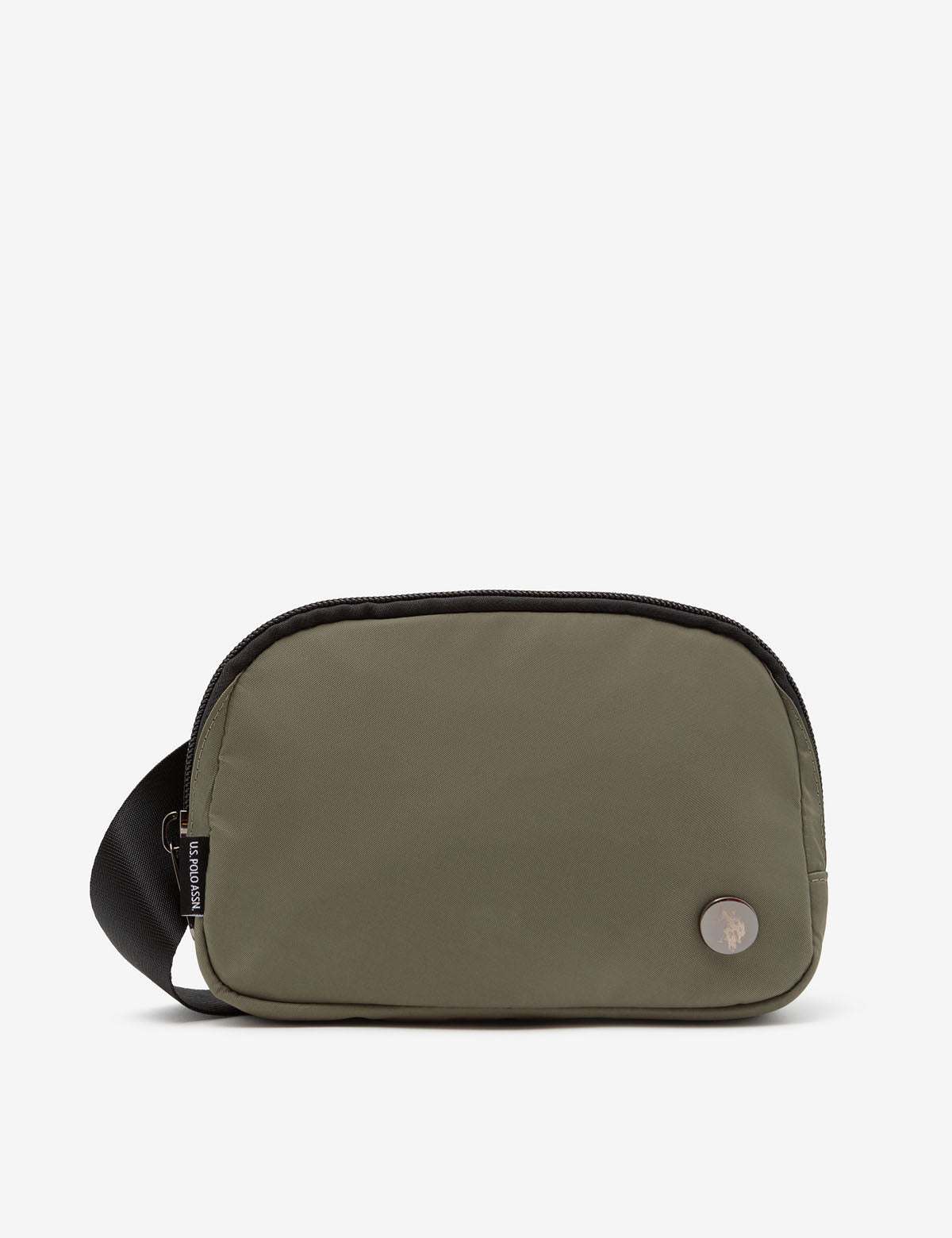 USPA Classic Water-Repellent Belt Bag with Zippered Pockets