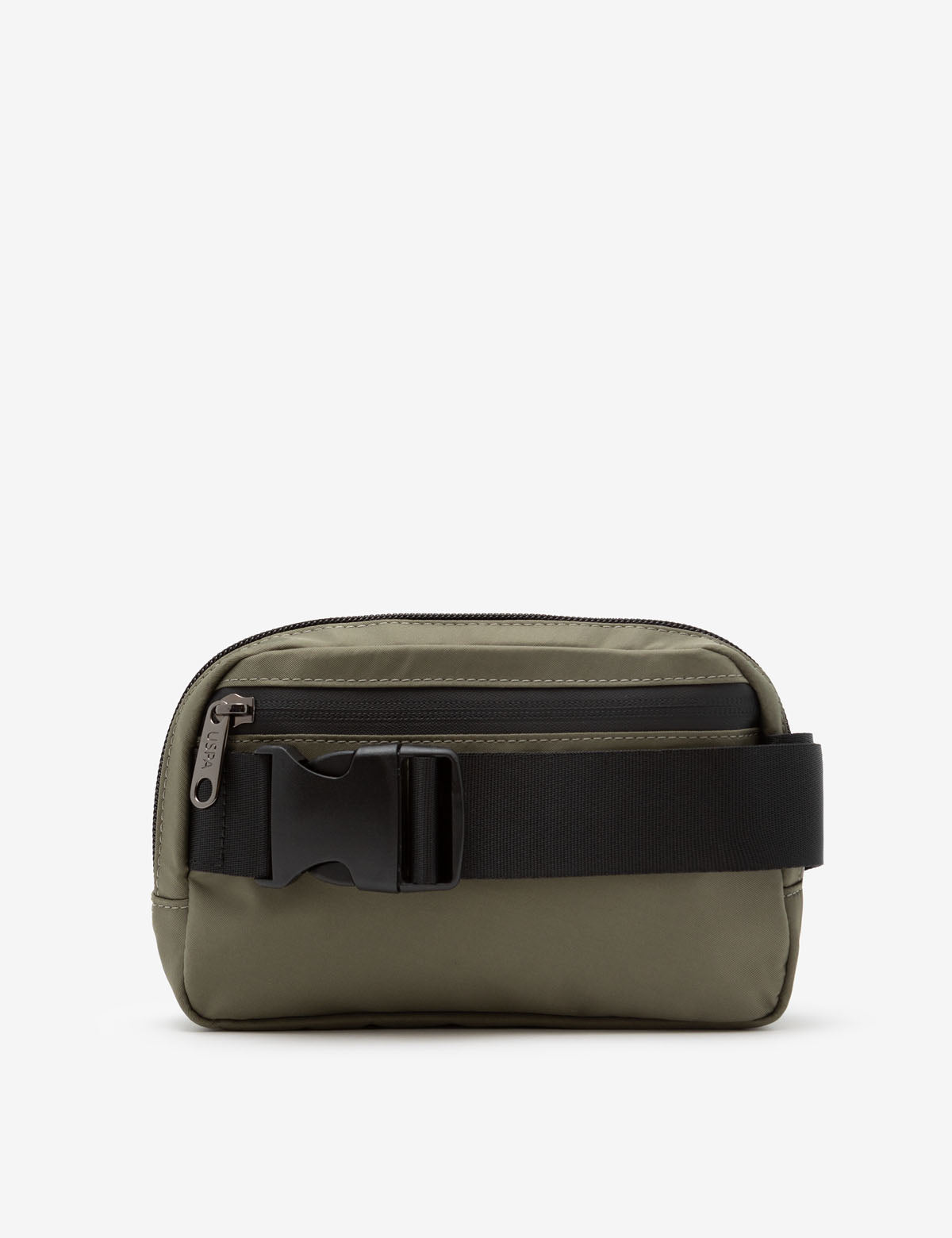 USPA Classic Water-Repellent Belt Bag with Zippered Pockets