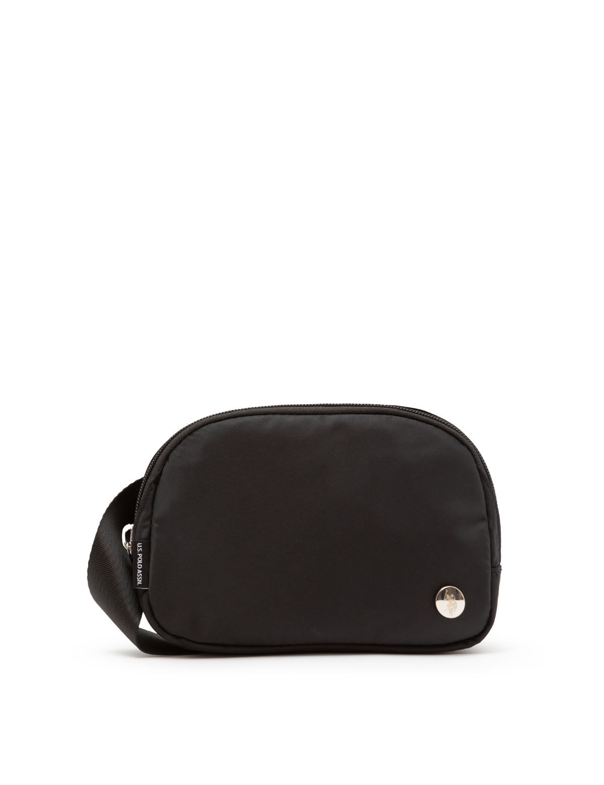 USPA Classic Water-Repellent Belt Bag with Zippered Pockets