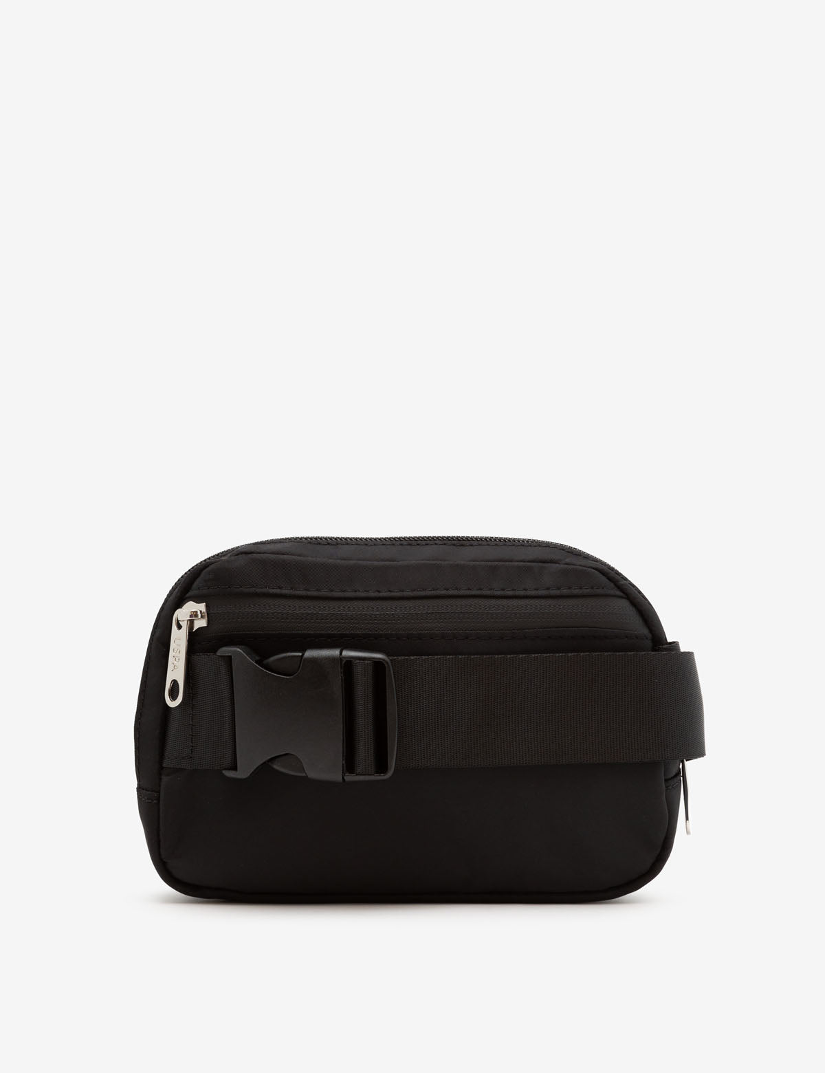 USPA Classic Water-Repellent Belt Bag with Zippered Pockets