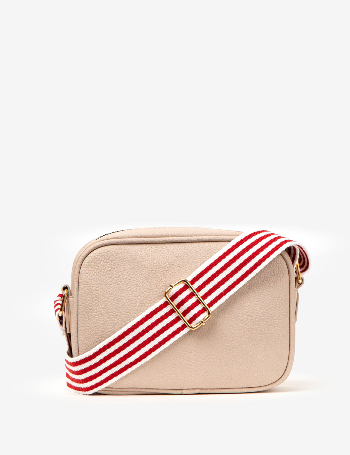 U.S. Polo Assn. Classic Zip Crossbody Bag - Saffiano PU, 8x6in