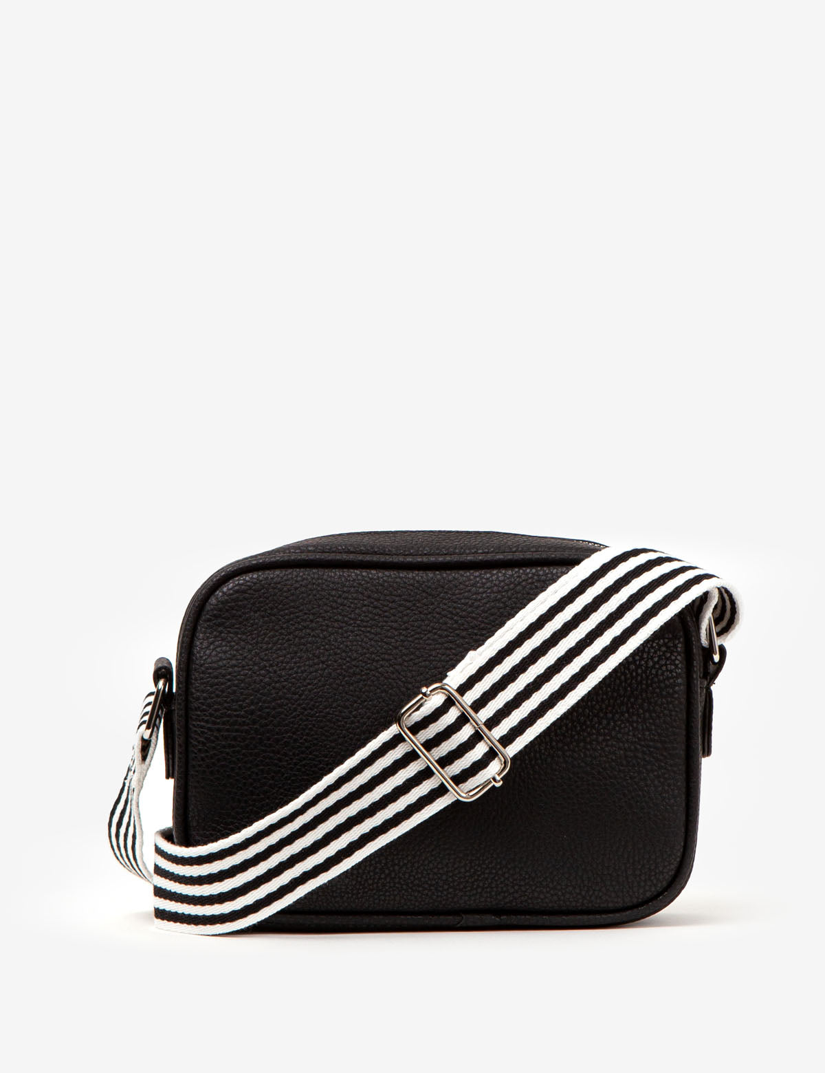 U.S. Polo Assn. Classic Zip Crossbody Bag - Saffiano PU, 8x6in