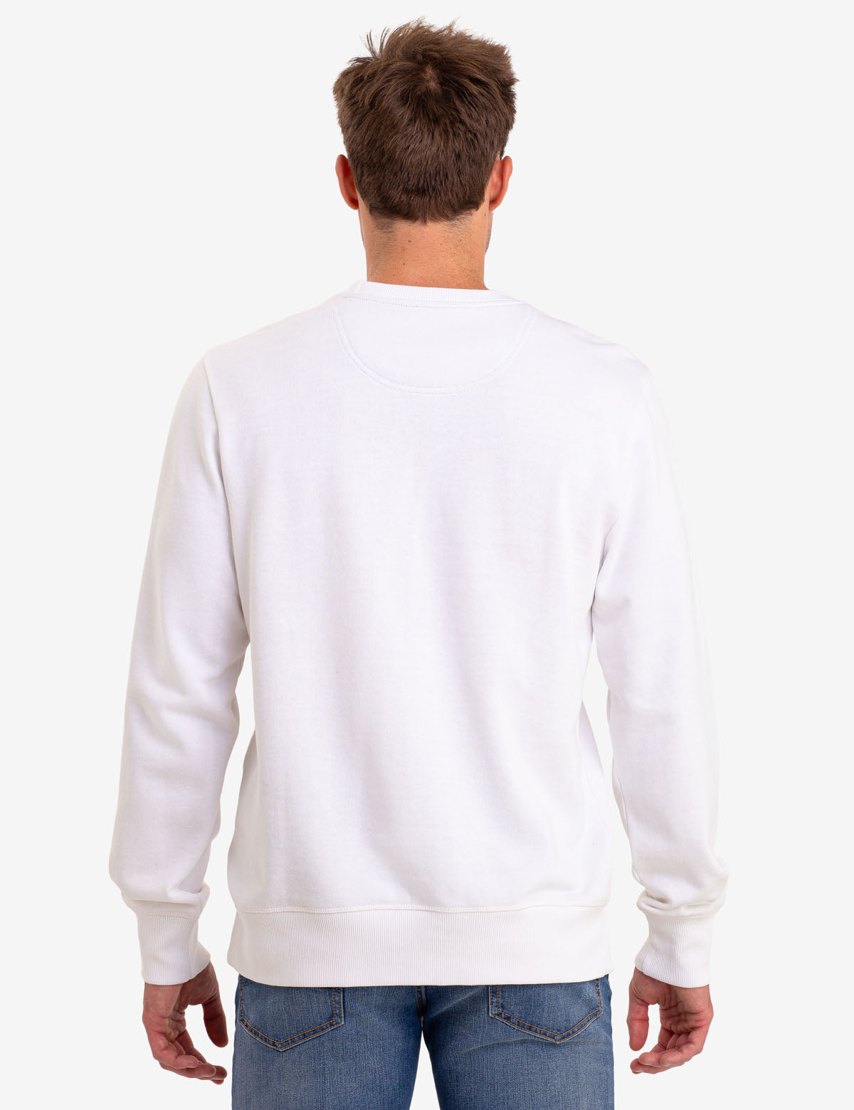 U.S. Polo Assn. Colorblock Crewneck Sweatshirt with Logo