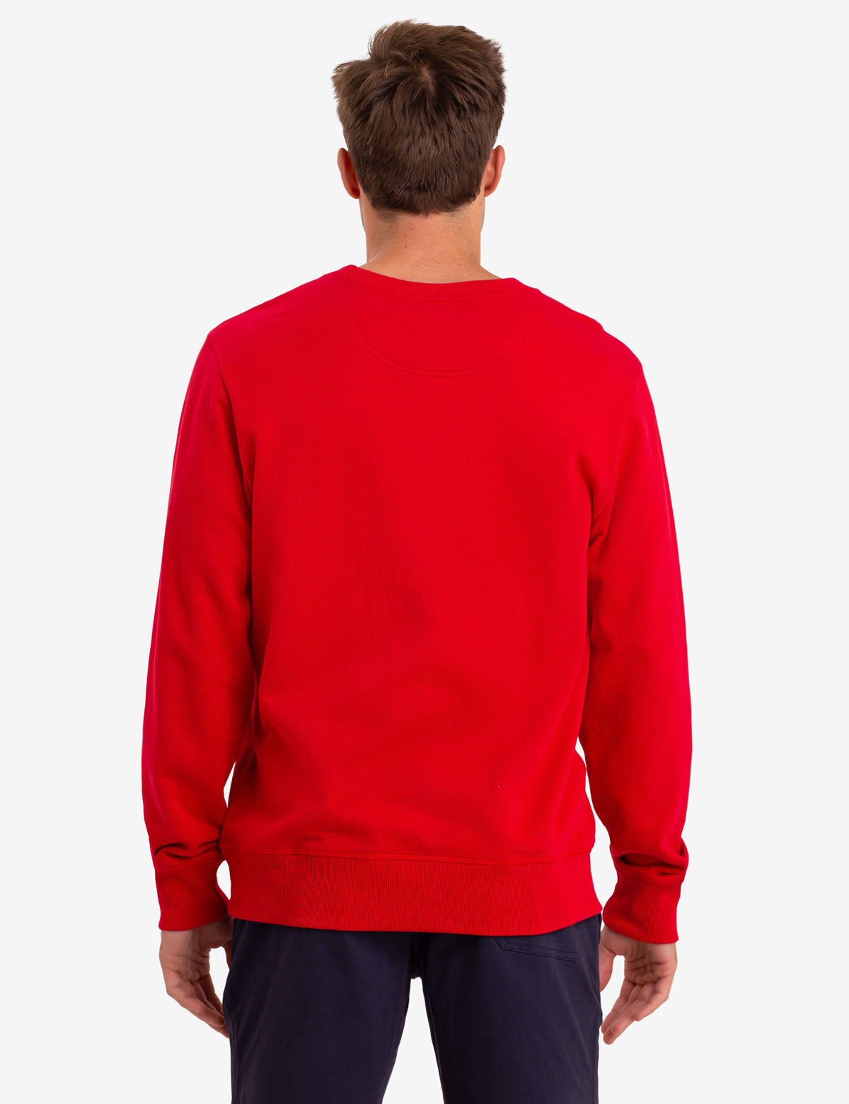 U.S. Polo Assn. Colorblock Crewneck Sweatshirt with Logo