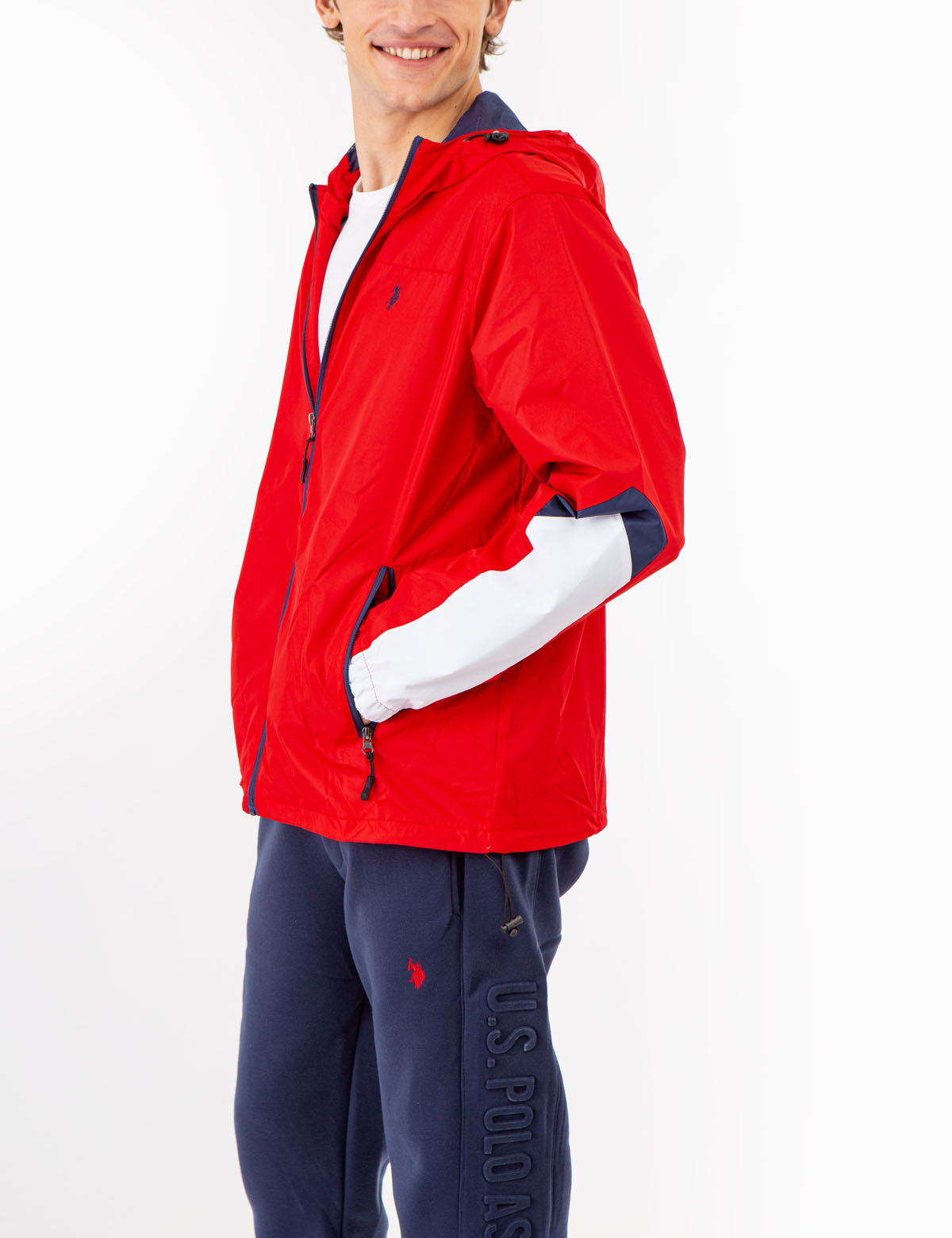 Colorblock Hooded Jacket - Stylish Zip-Up Outerwear for Men & Women