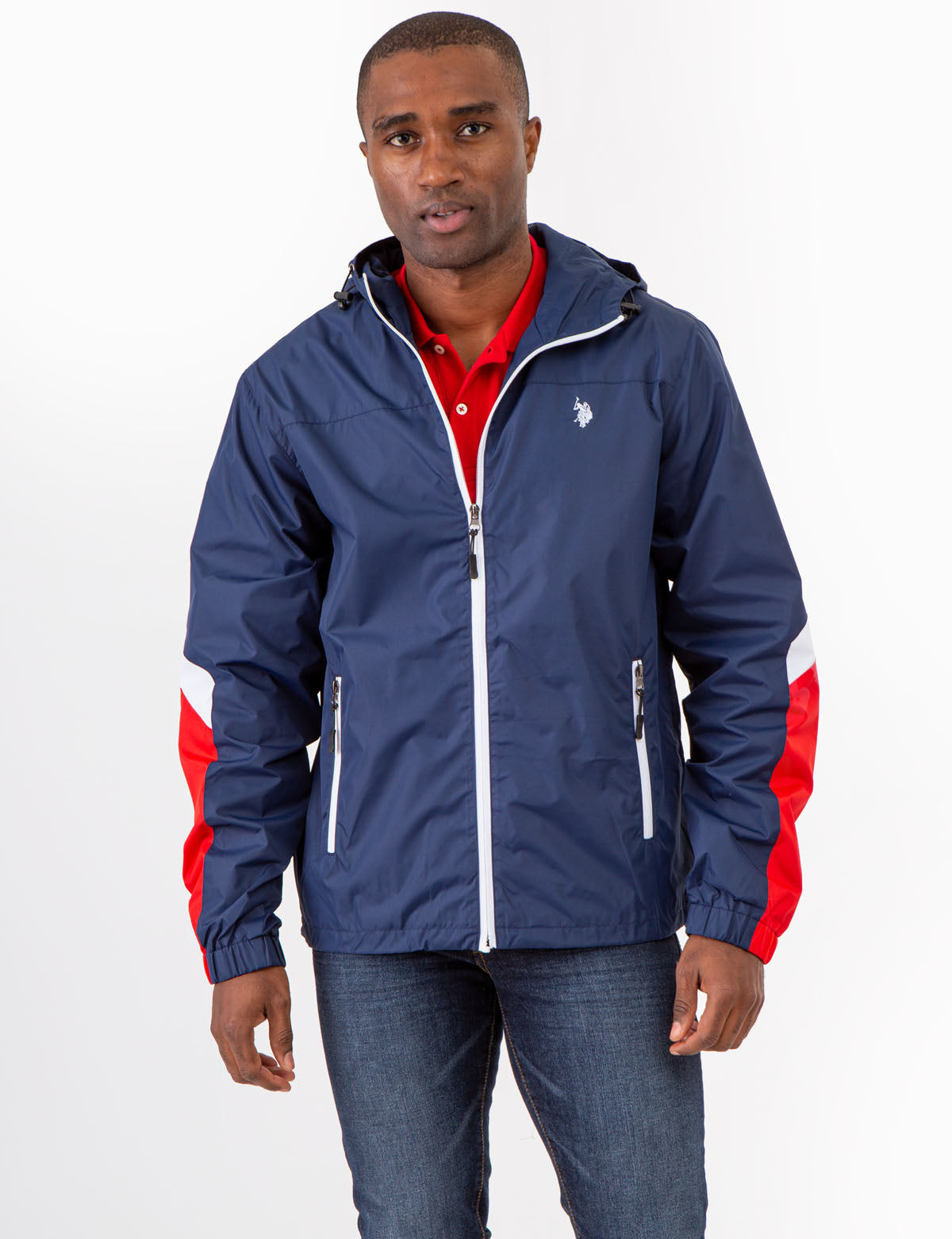 Colorblock Hooded Jacket - Stylish Zip-Up Outerwear for Men & Women