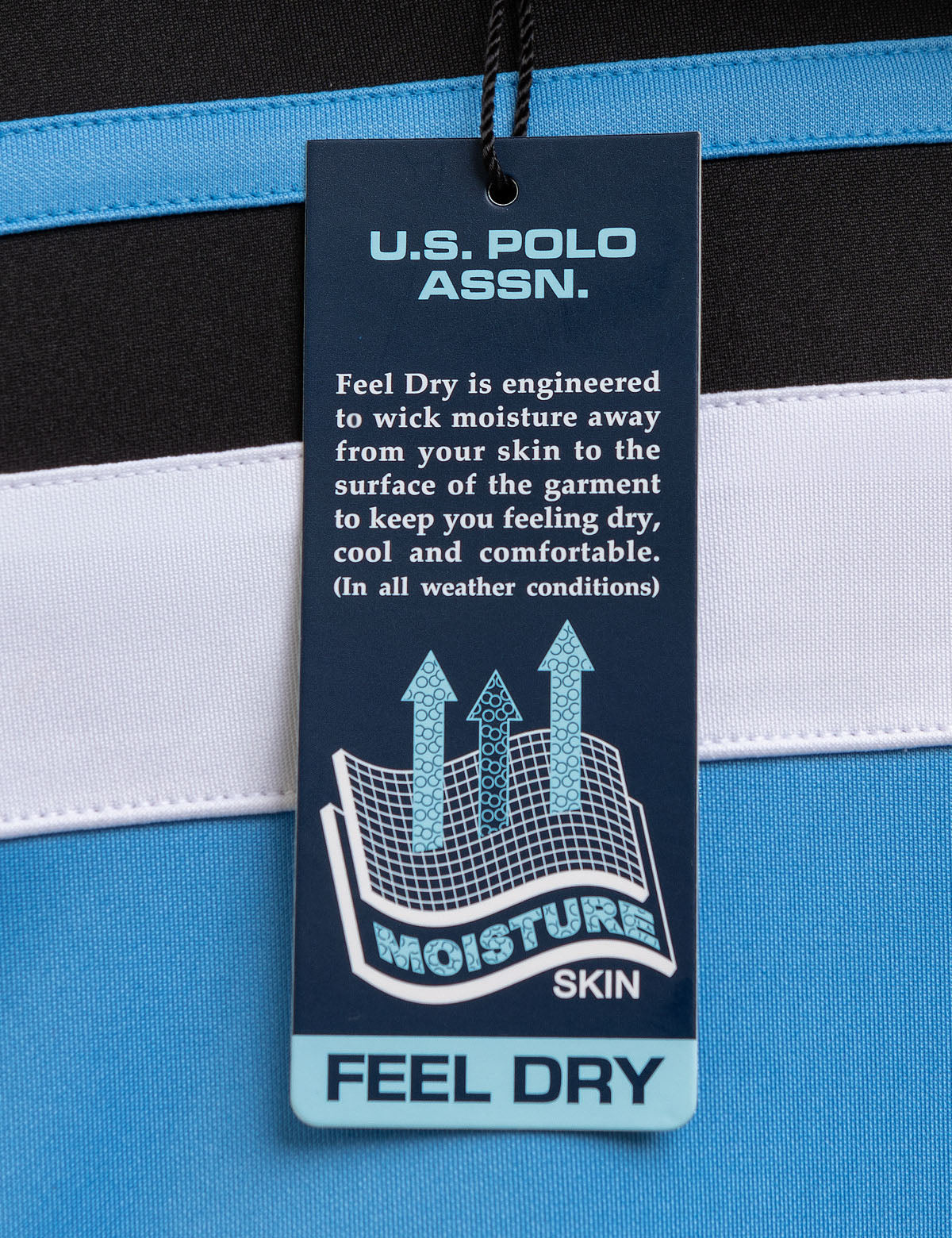 Men's Colorblock Performance Polo Shirt - Breathable Jersey Fabric
