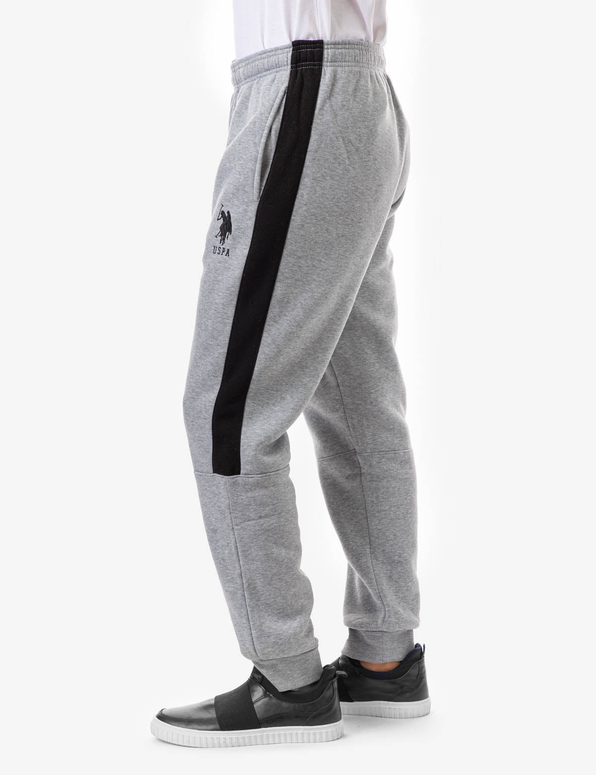 Colorblock Jogger Pants with Drawstring Waist & Side Pockets