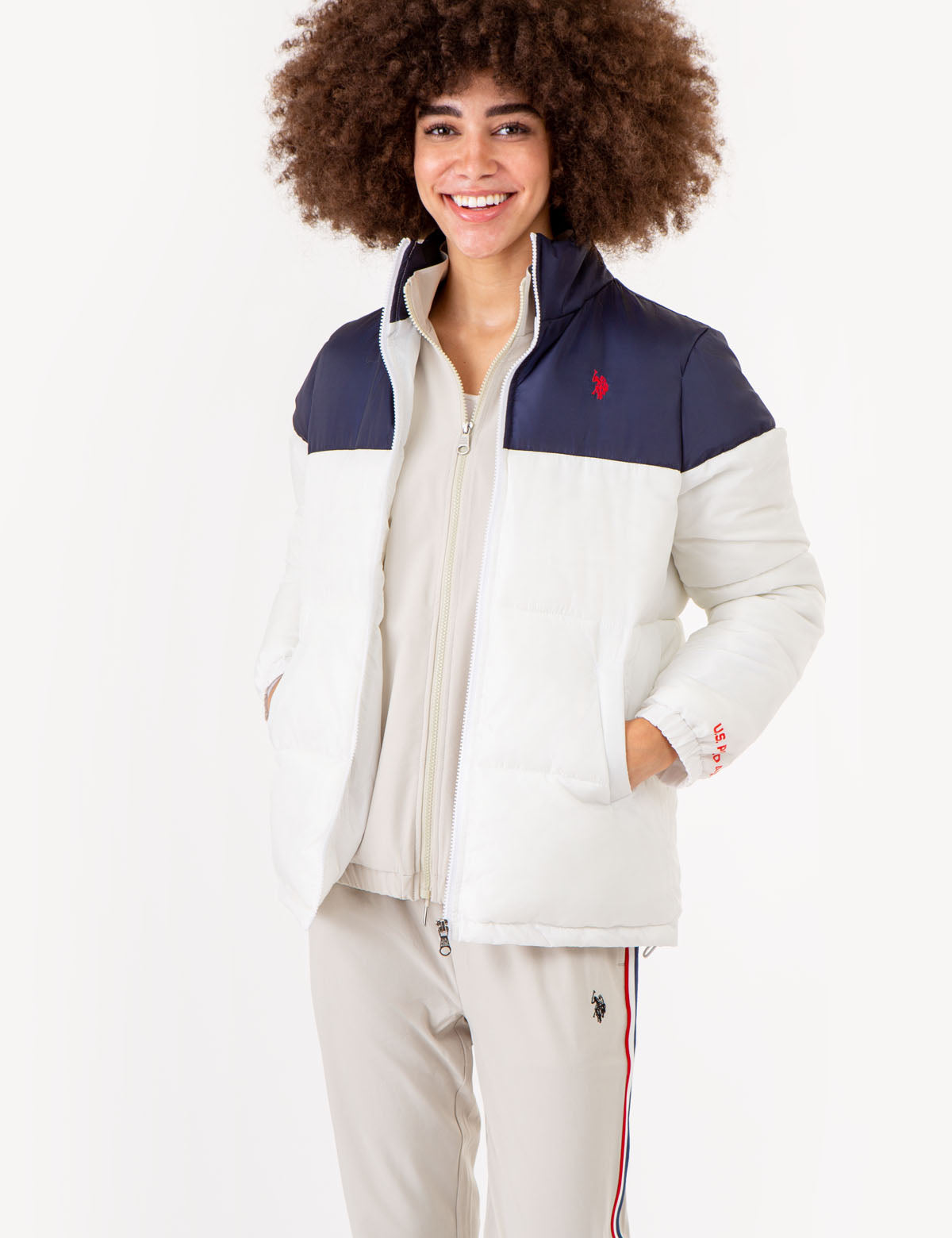 Colorblock Puffer Jacket - Stylish Winter Coat for Men & Women