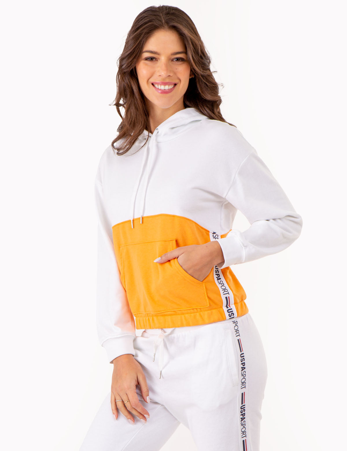 Colorblock Active Hoodie Pullover for Men & Women