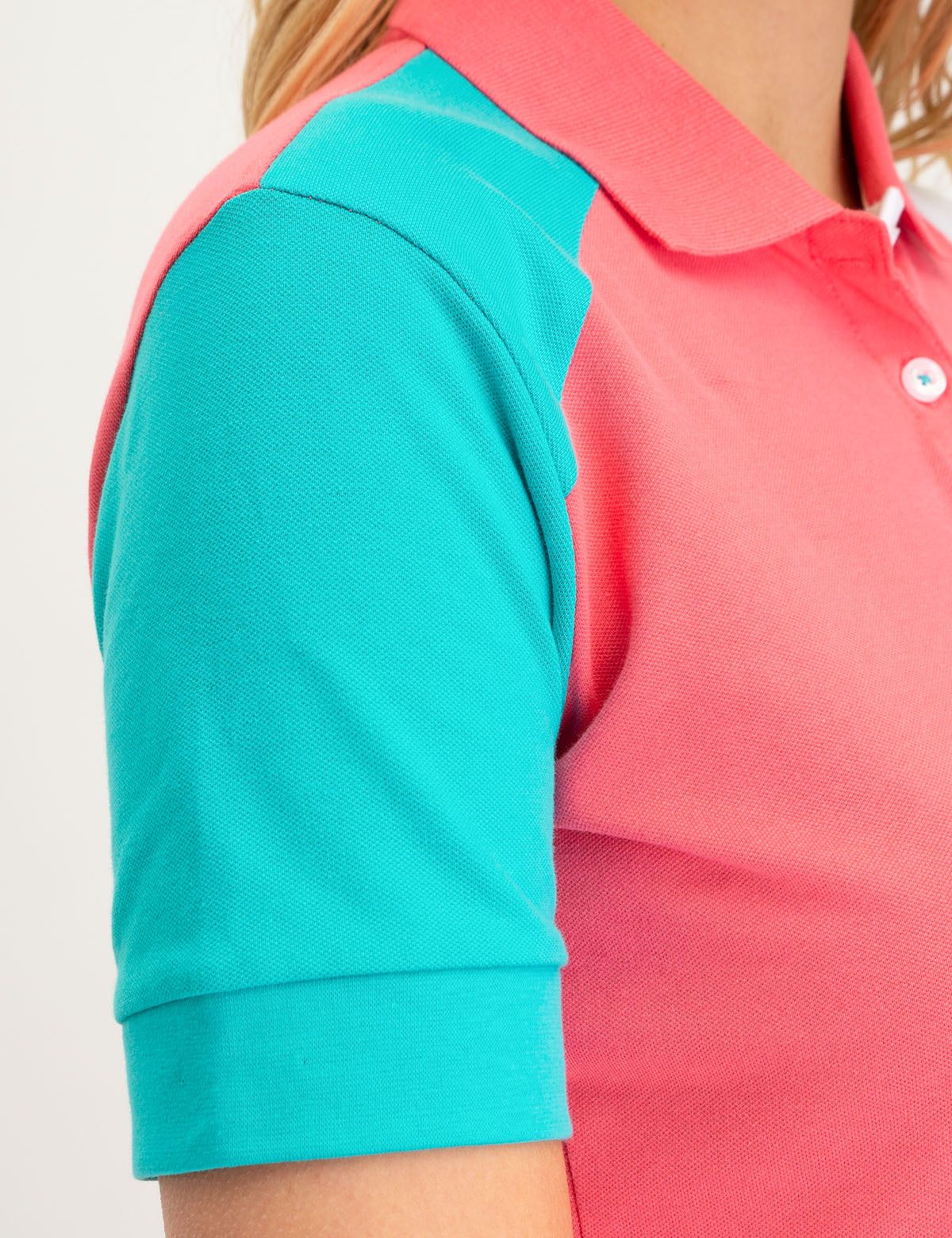 U.S. Polo Assn. Colorblock Logo Polo Shirt – Cotton Blend