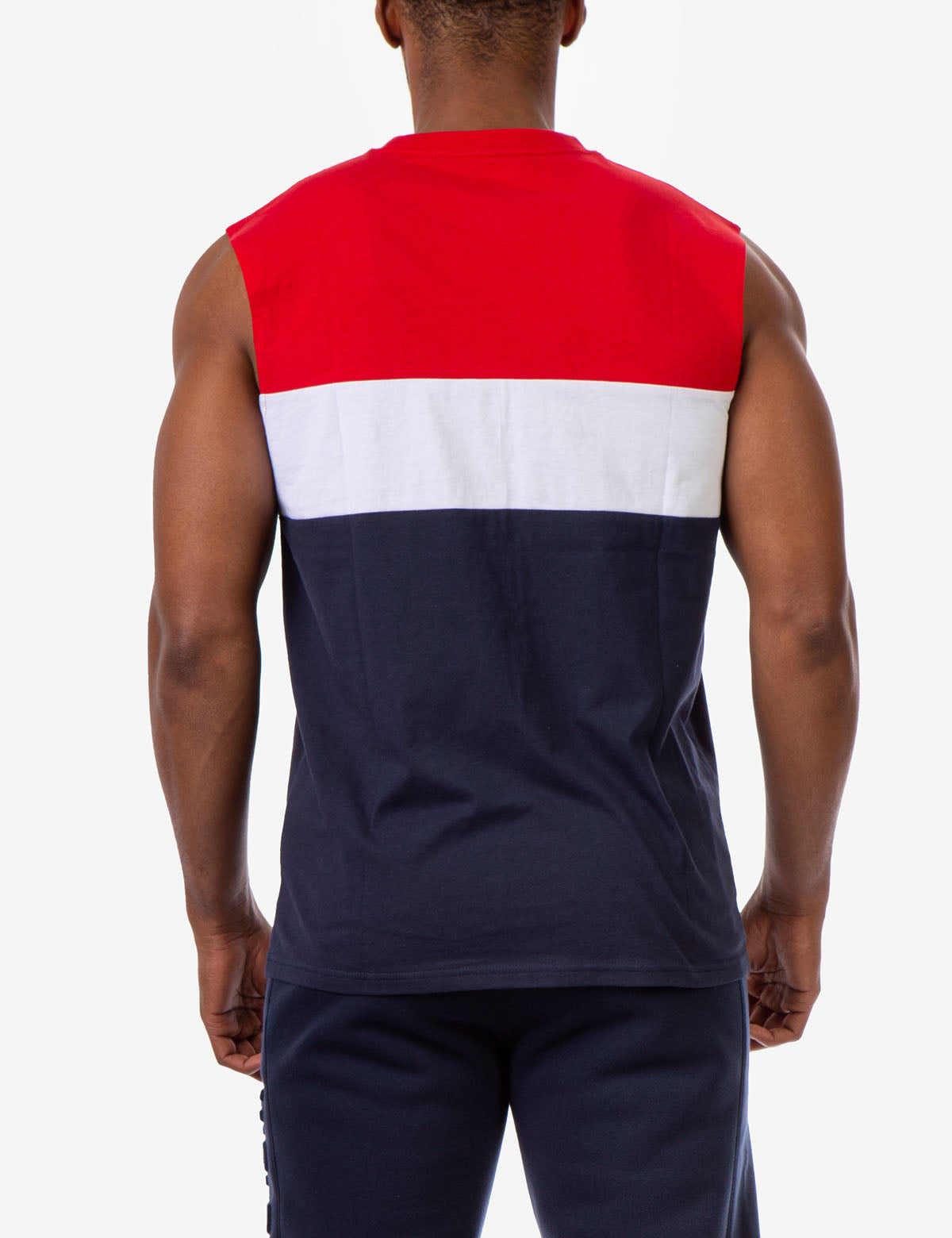 U.S. Polo Assn. Colorblock Wordmark Muscle Tank Top