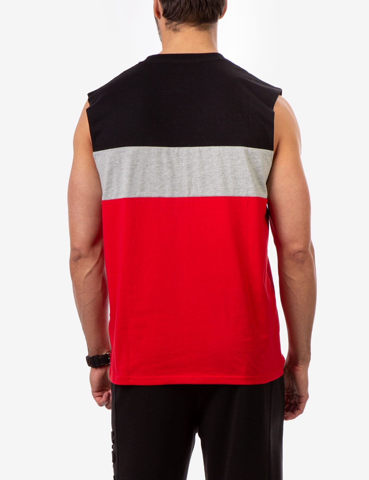 U.S. Polo Assn. Colorblock Wordmark Muscle Tank Top