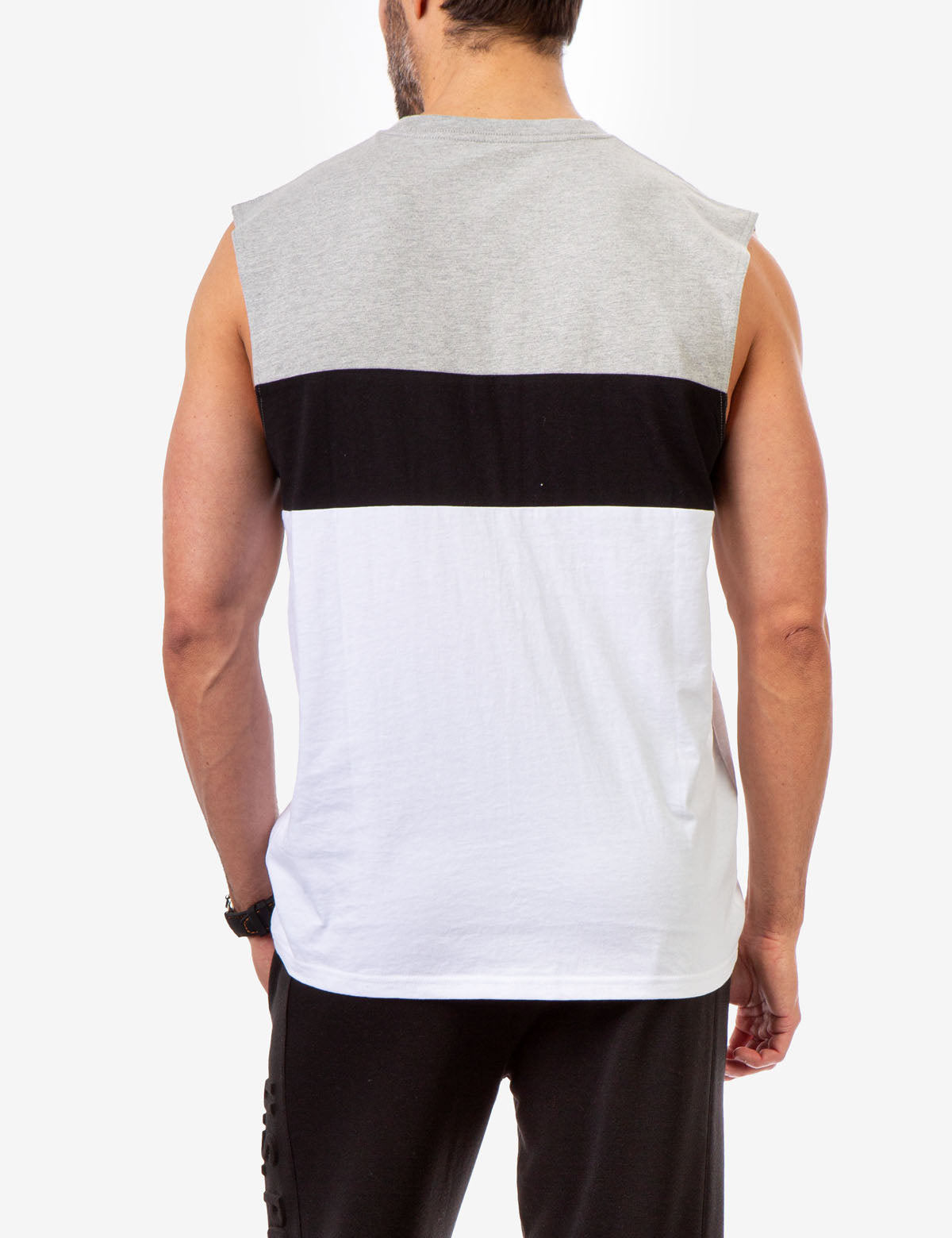 U.S. Polo Assn. Colorblock Wordmark Muscle Tank Top
