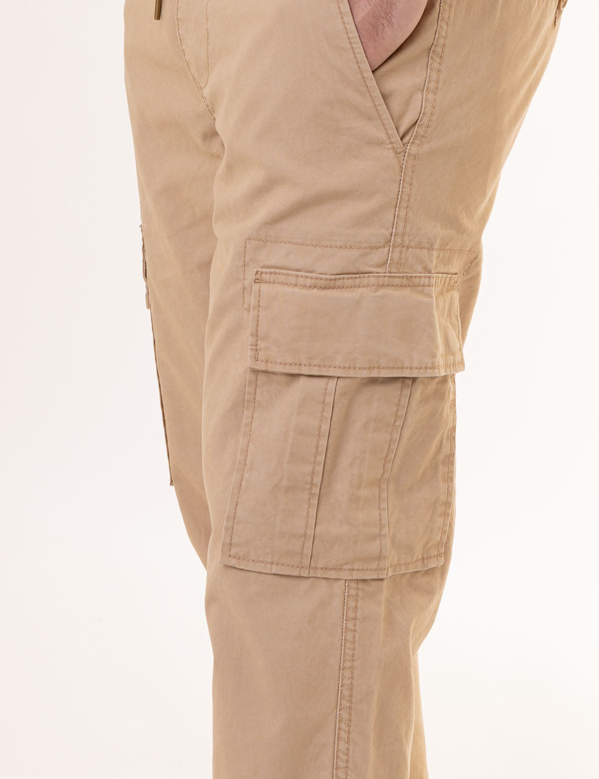 Men's Comfort Waist Cargo Jogger Pants - Relaxed Fit with Pockets
