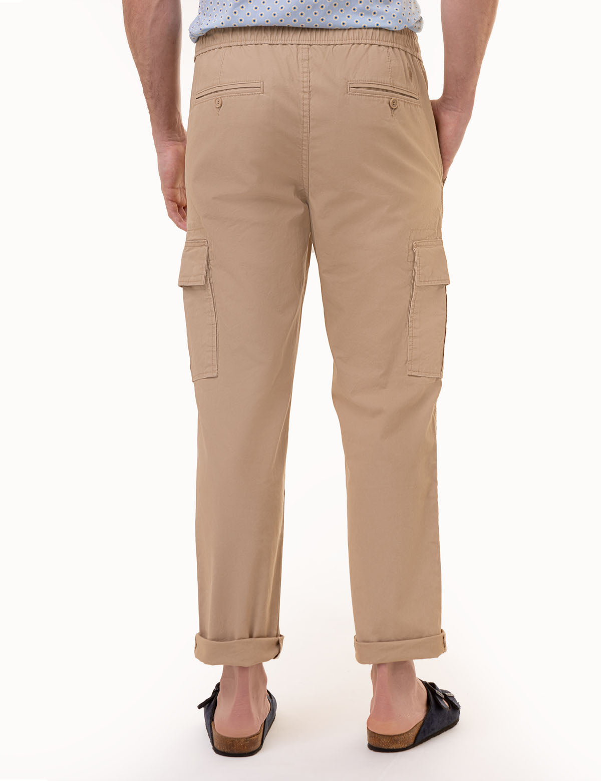 Men's Comfort Waist Cargo Jogger Pants - Relaxed Fit with Pockets