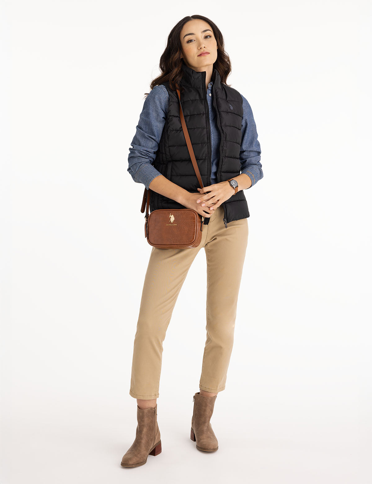 Women's Cozy Faux Fur Lined Vest - Winter Warm Puffer Gilet