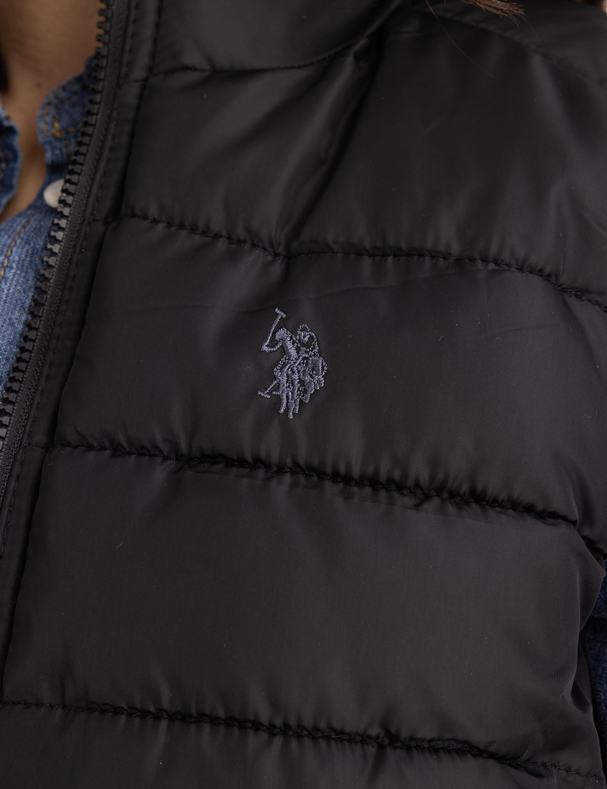 Women's Cozy Faux Fur Lined Vest - Winter Warm Puffer Gilet