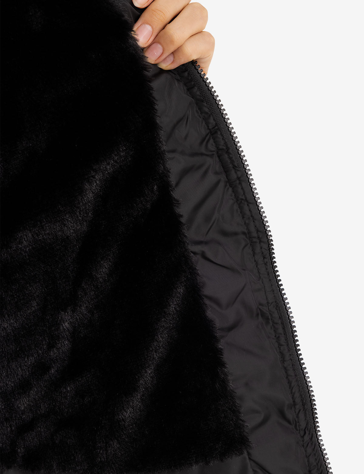 Women's Cozy Faux Fur Lined Vest - Winter Warm Puffer Gilet