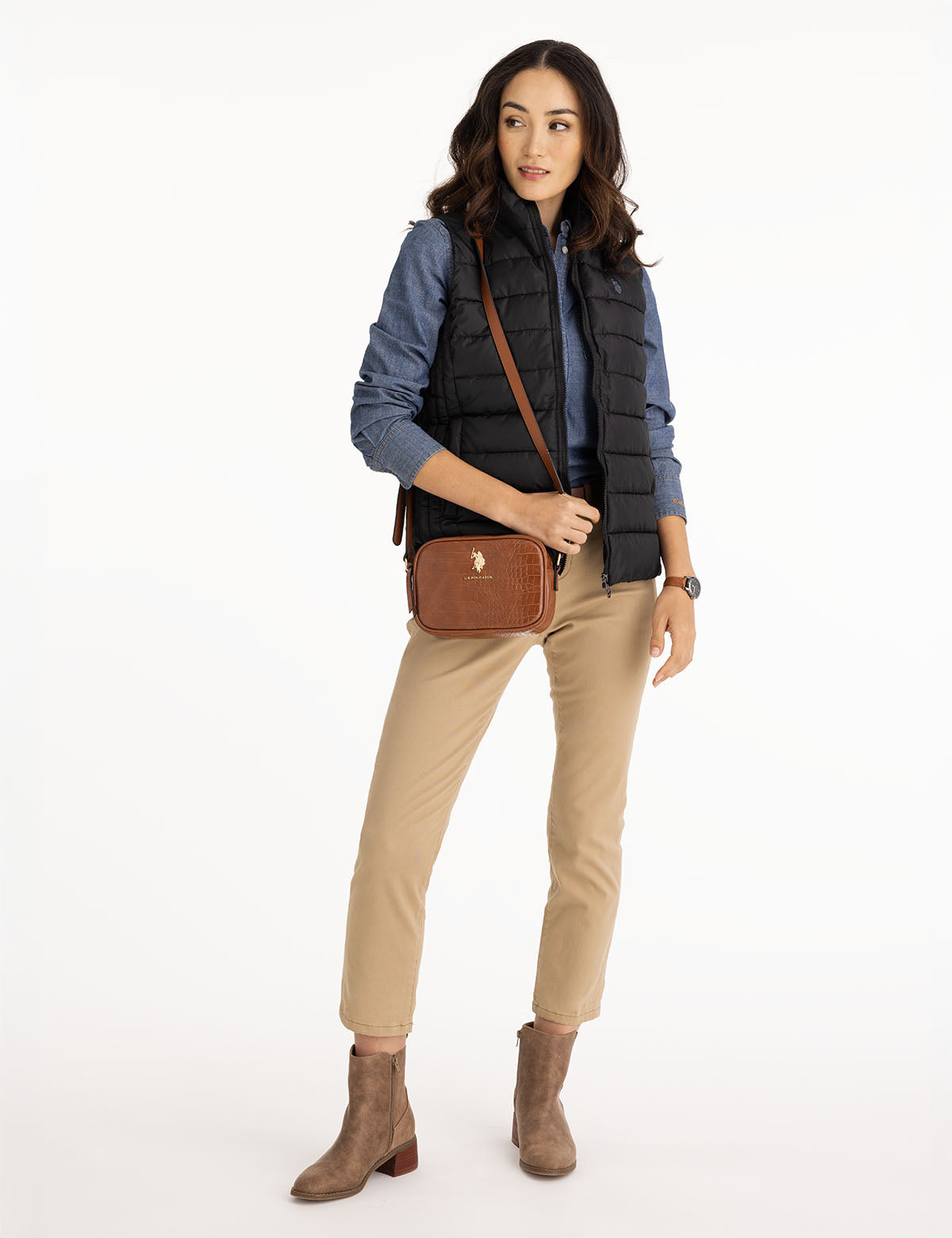 Women's Cozy Faux Fur Lined Vest - Winter Warm Puffer Gilet