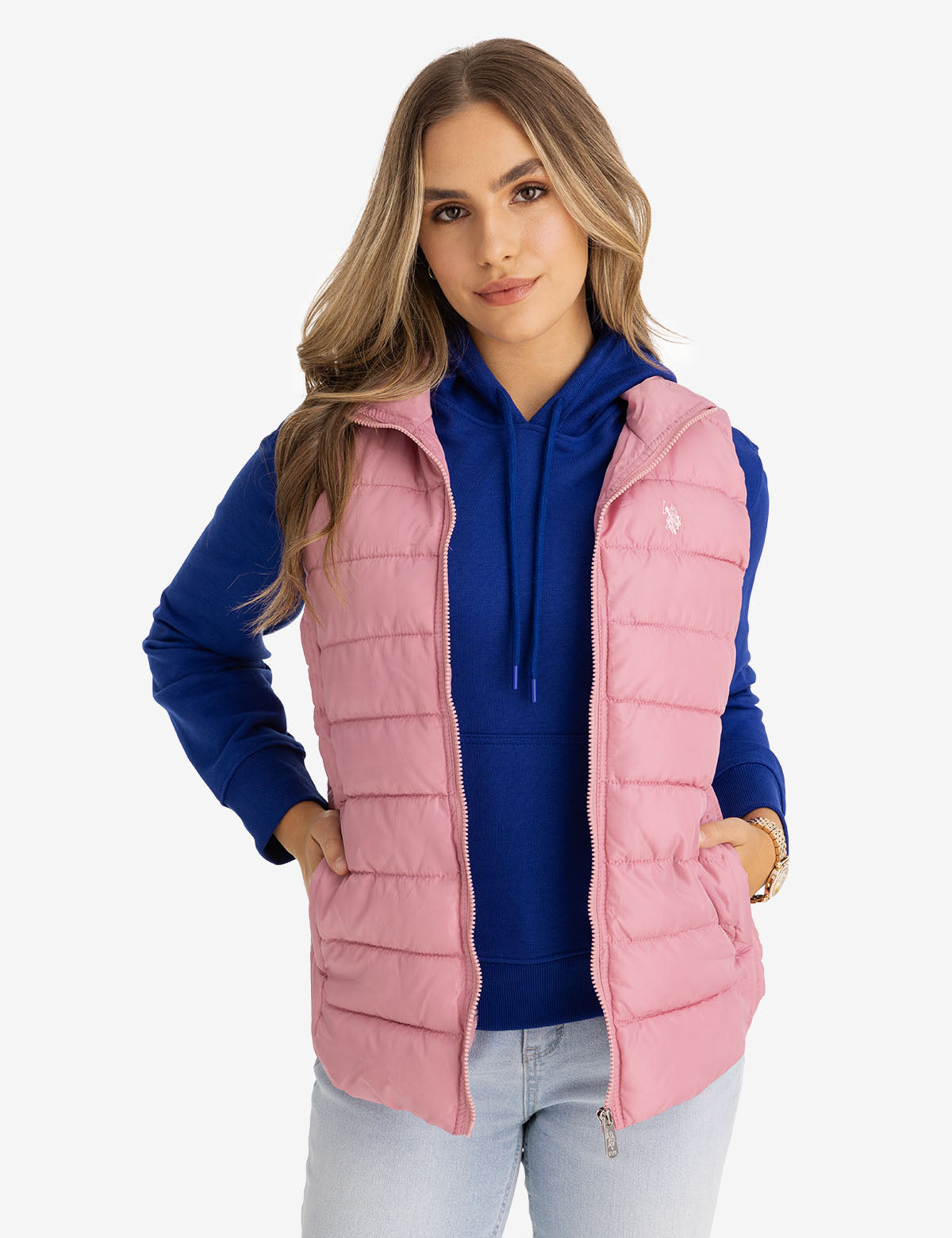 Women's Cozy Faux Fur Lined Vest - Winter Warm Puffer Gilet