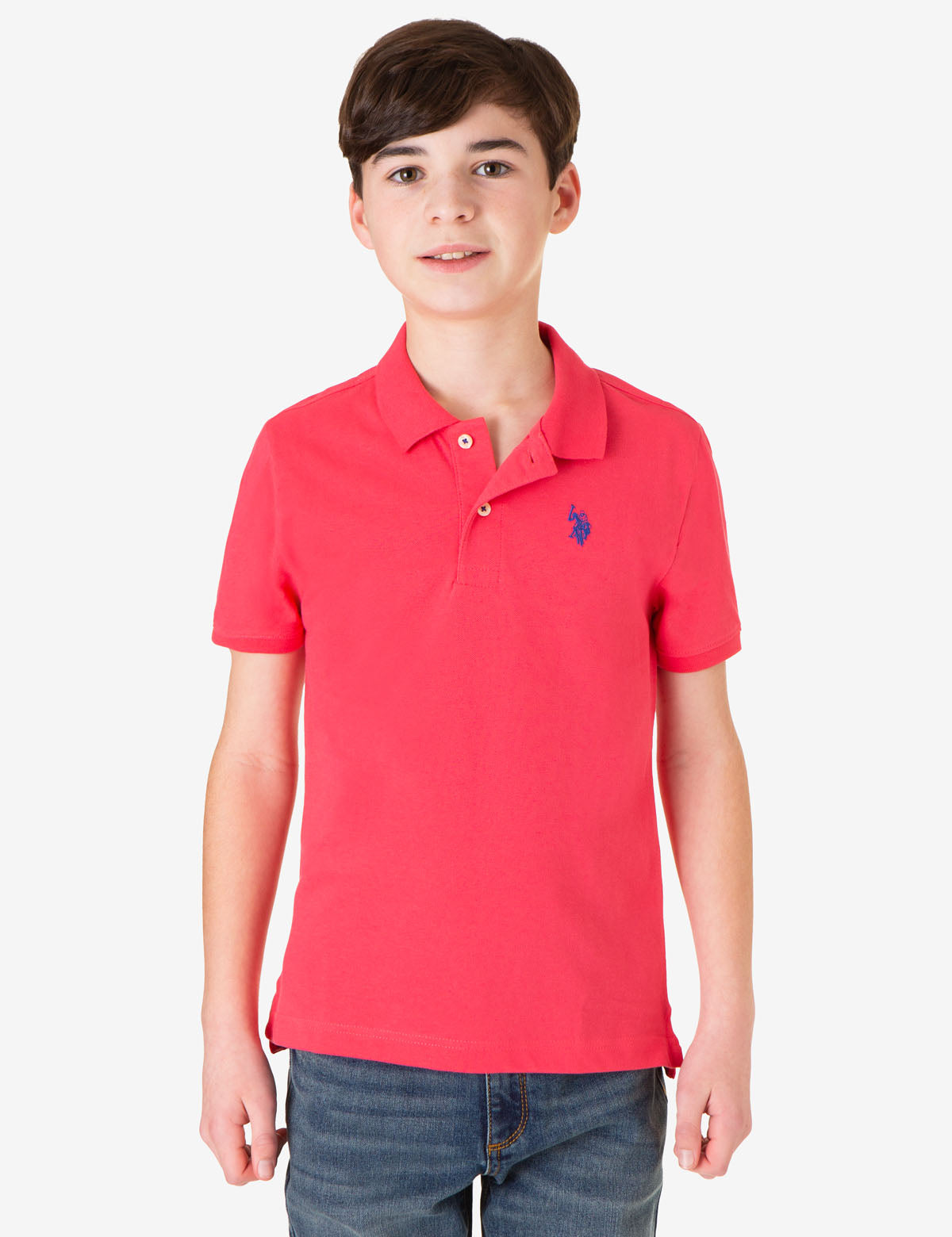 Boys' Pique Polo Shirt - Breathable Cotton Tee